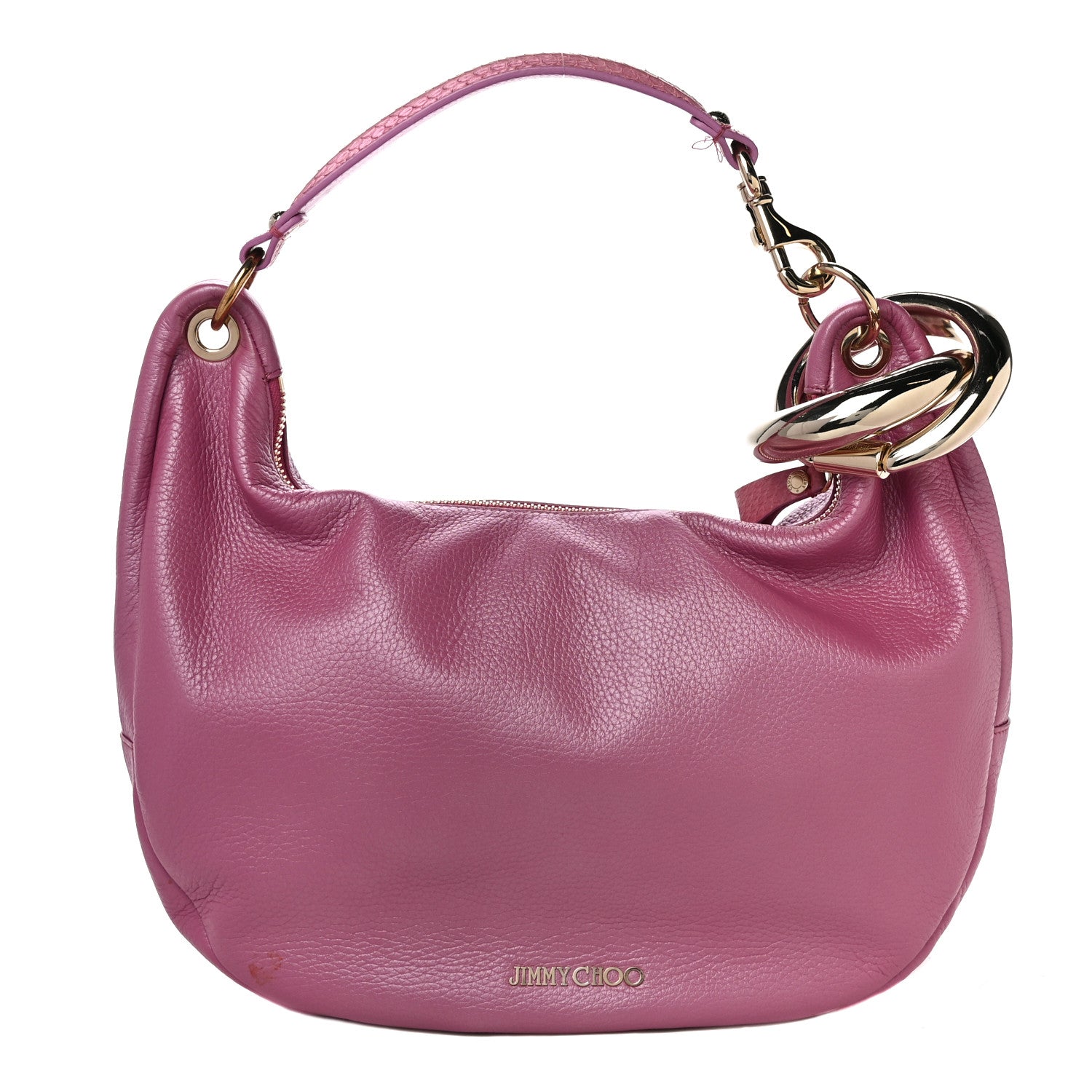 Jimmy Choo Deerskin Solar Hobo Purple 1 of 11