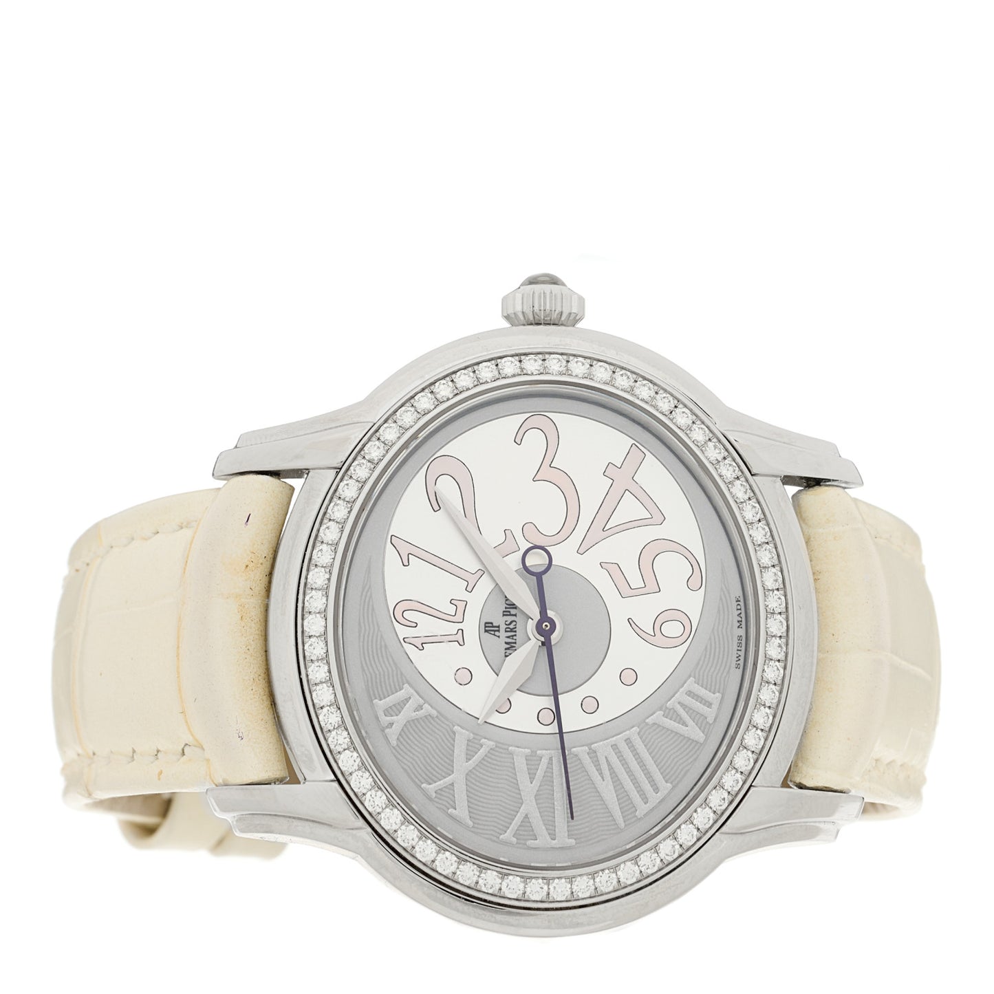 Stainless Steel Alligator Diamond Bezel 41mm Millenary Power Reserve Automatic Watch 77301ST.ZZ.D009CR.01