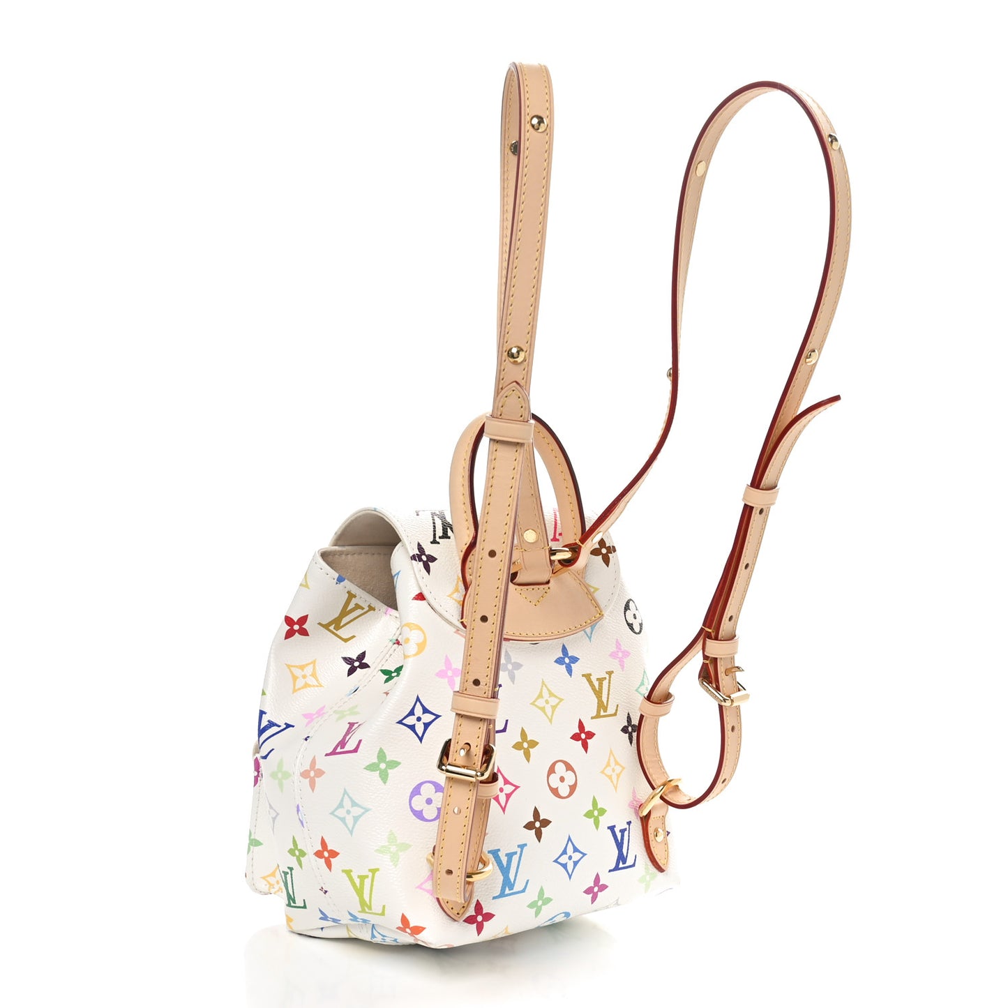 LV x TM Monogram Multicolor Venice Backpack White