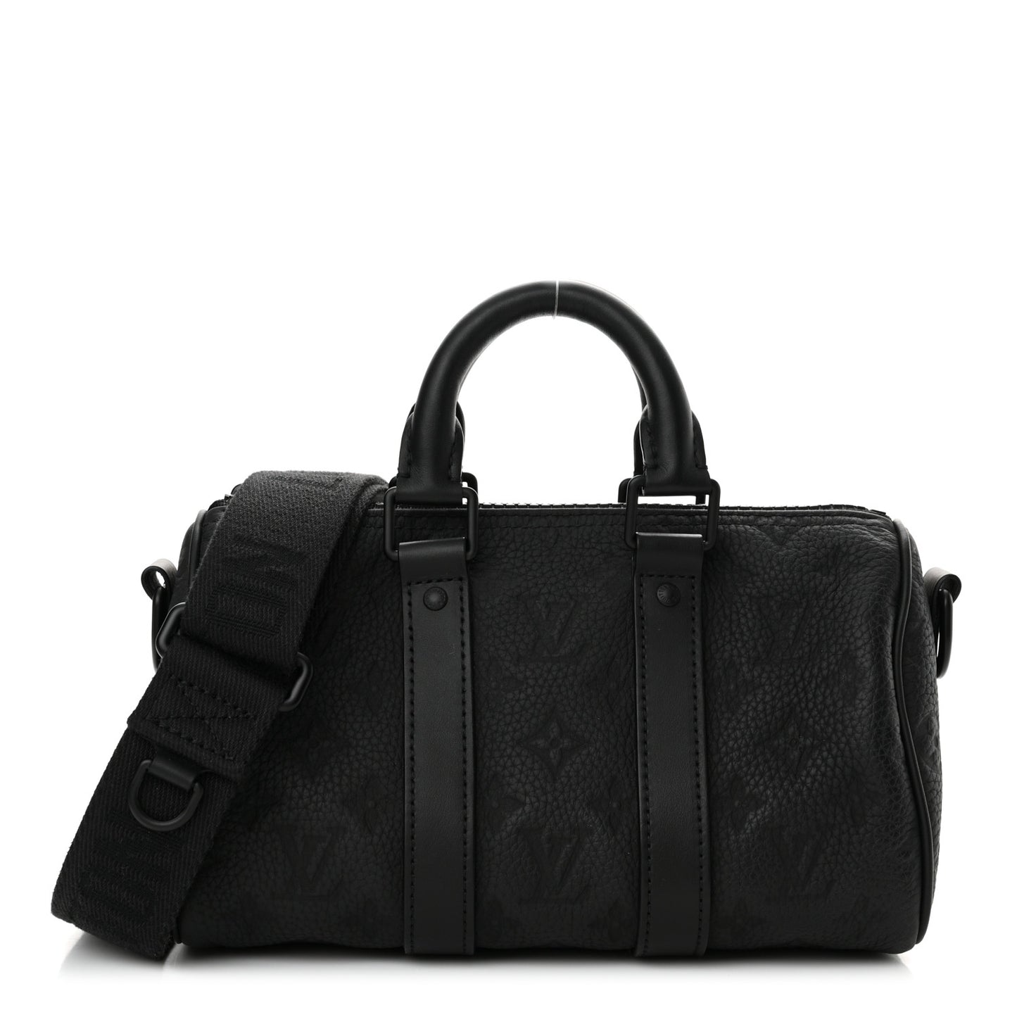 Monogram Taurillon Keepall Bandouliere 25 Black