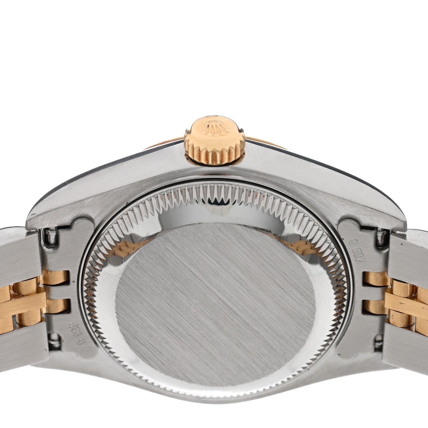 Stainless Steel 18K Yellow Gold 26mm Oyster Perpetual Datejust Watch White Roman 79173