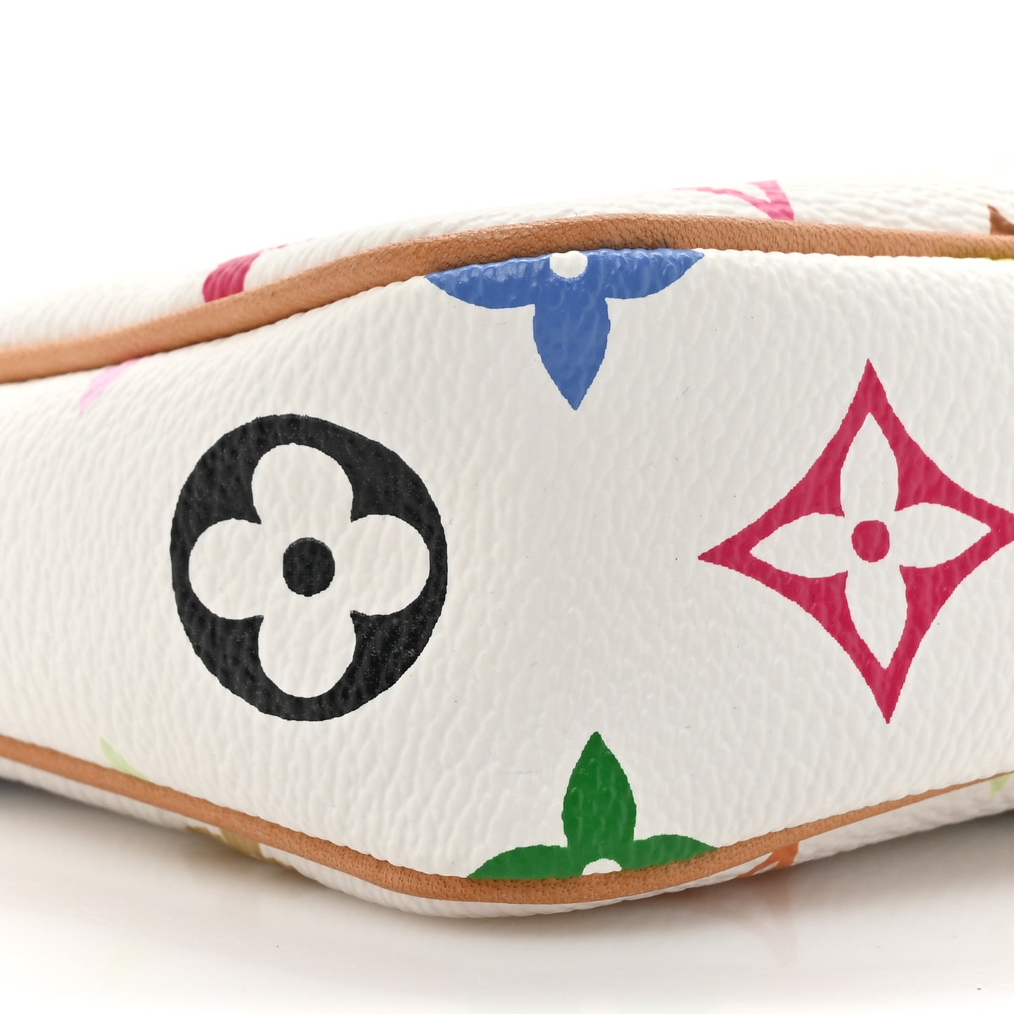 Monogram Multicolor Pochette Accessories White