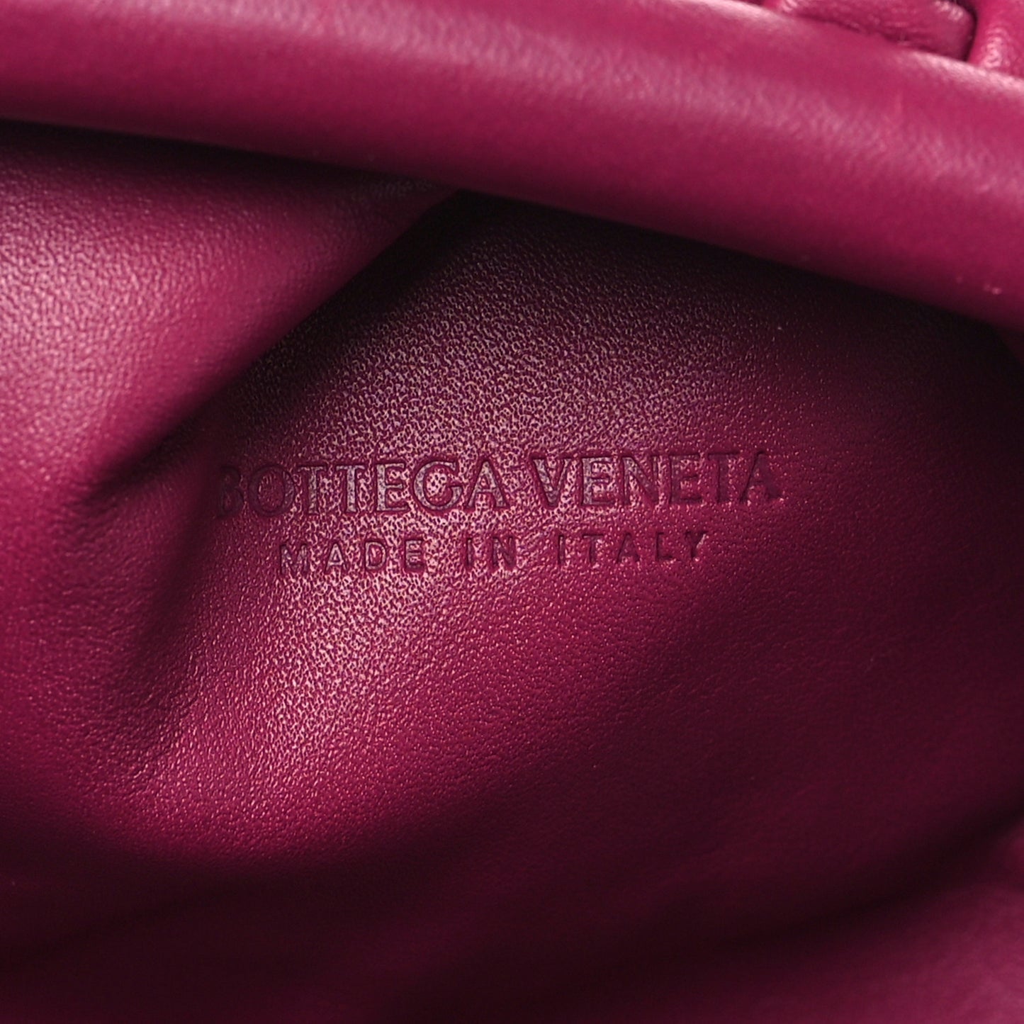 Butter Calfskin The Mini Pouch Cinnabar