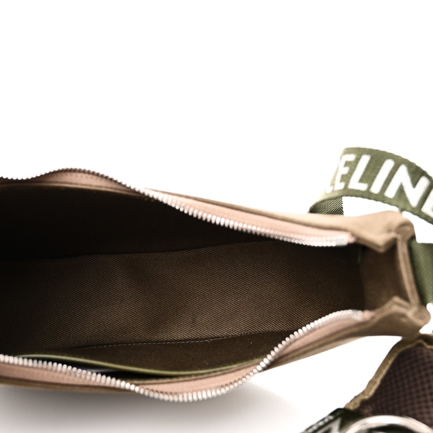 Cotton Gabardine Medium Ava Trekking Shoulder Bag Khaki