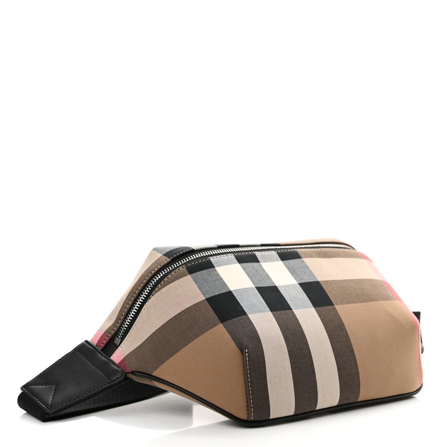 House Check Sonny Bum Bag Taupe Brown