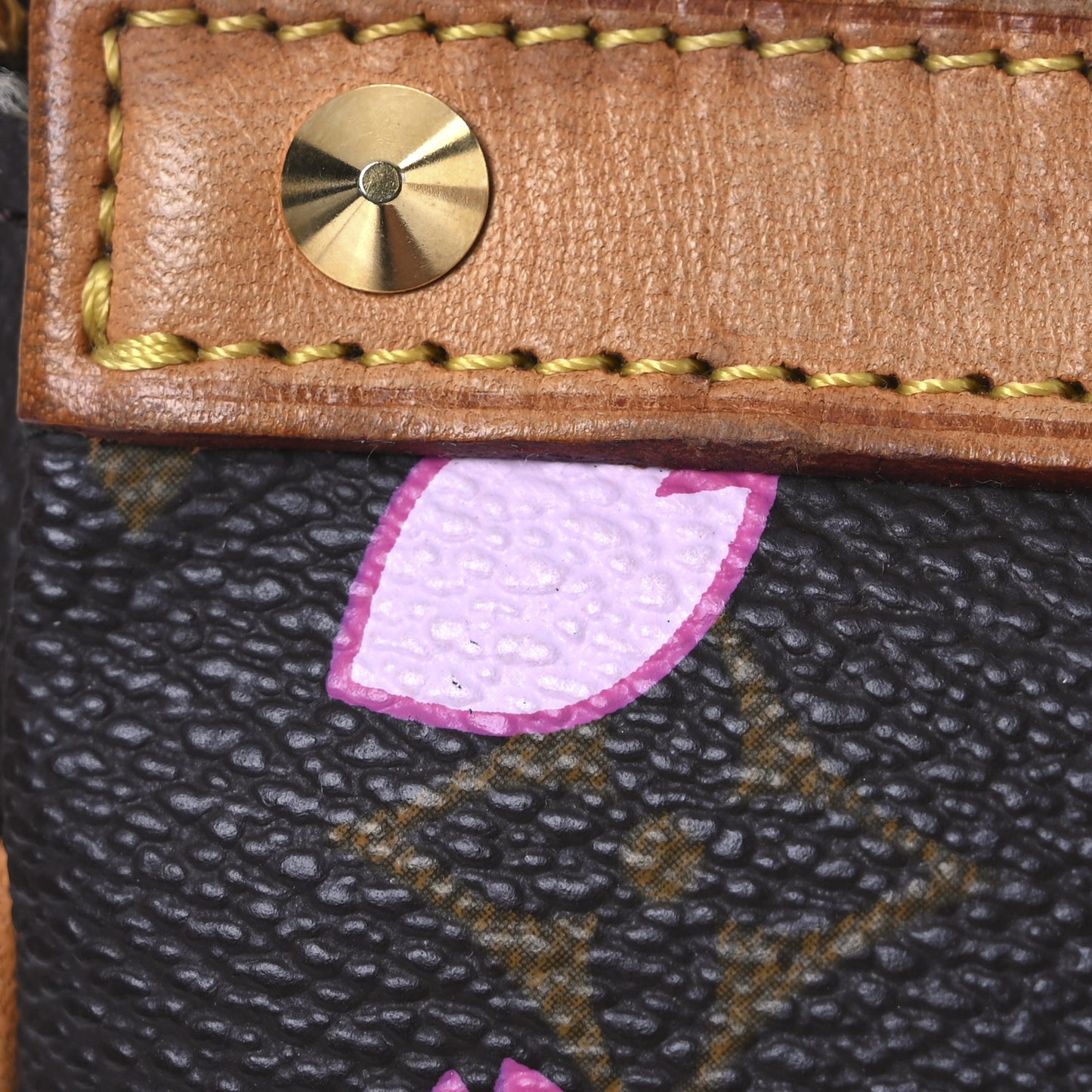 Monogram Cherry Blossom Pochette Accessories Brown