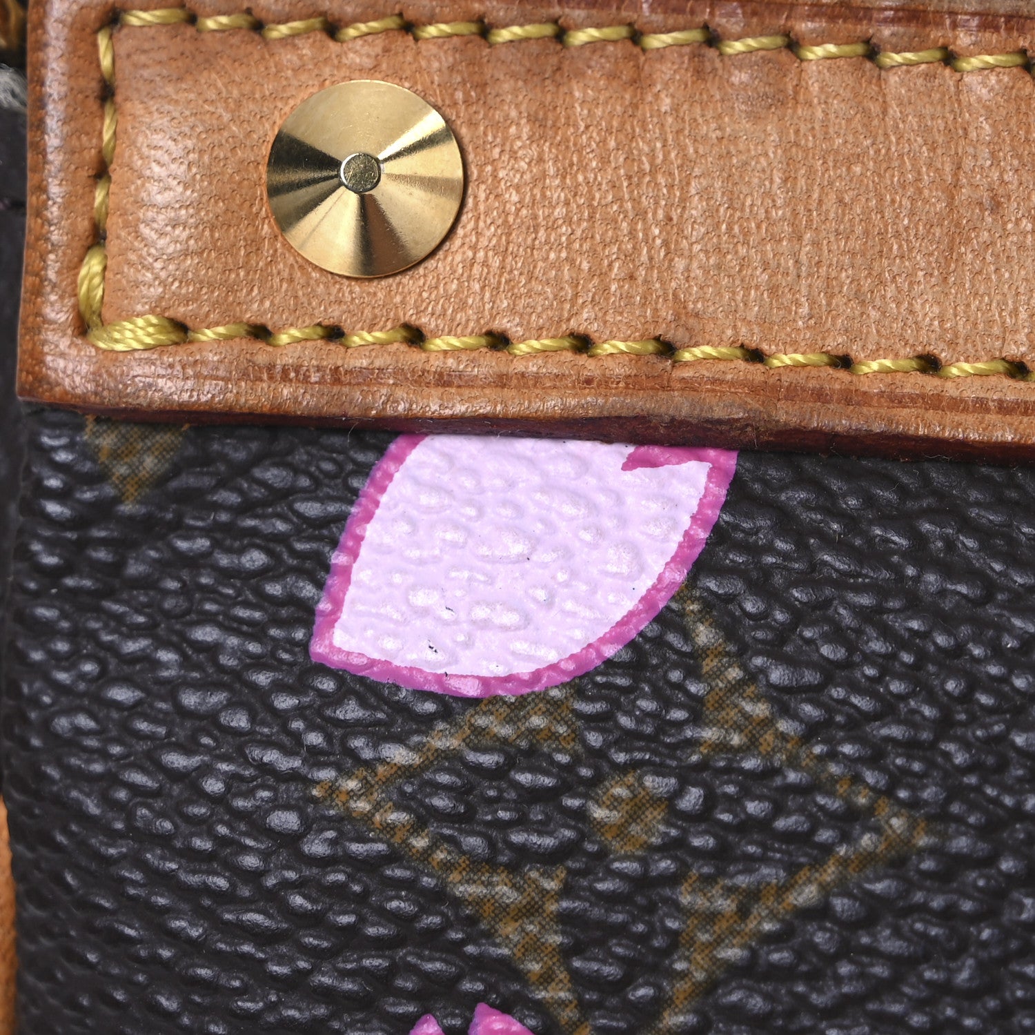 Louis Vuitton Monogram Cherry Blossom Pochette Accessories Brown 12 of 14