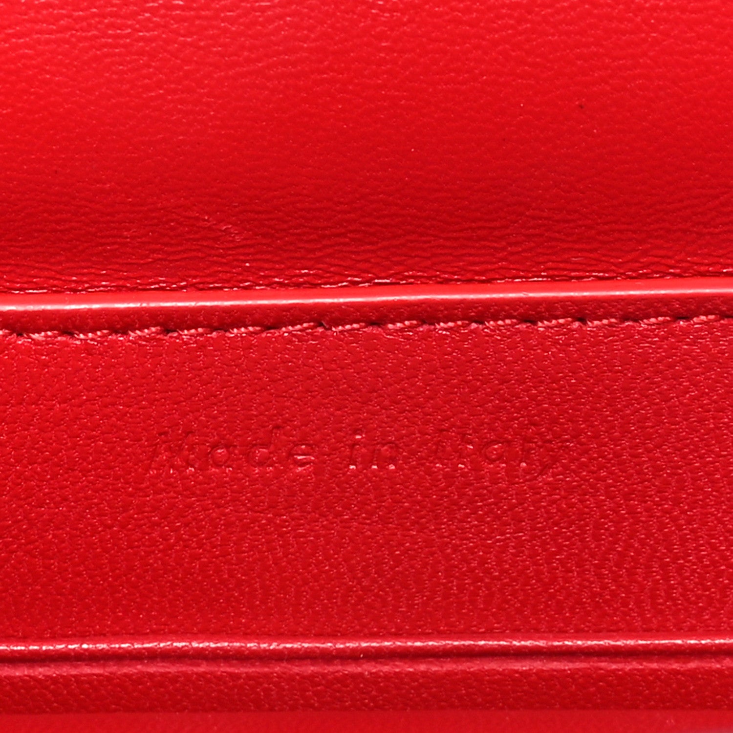 Celine Lizard Mini Clasp Bag Red 7 of 10
