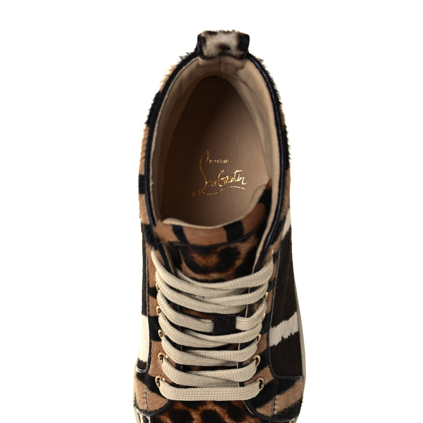 Pony Hair Leopard Rantus Orlato Flat Sneakers 40
