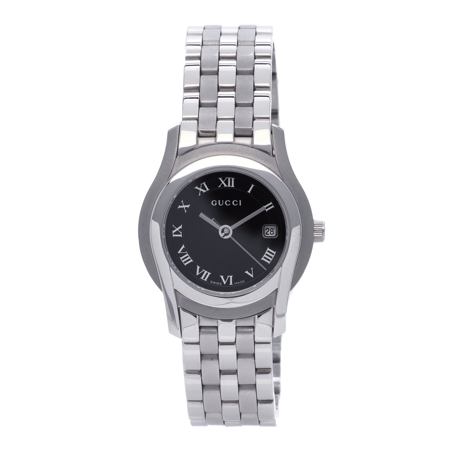 Stainless Steel 27mm 5500L Quartz Watch Black