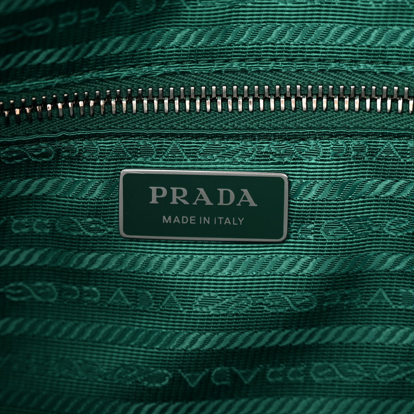 Nappa Padded Signaux Bag Turquoise