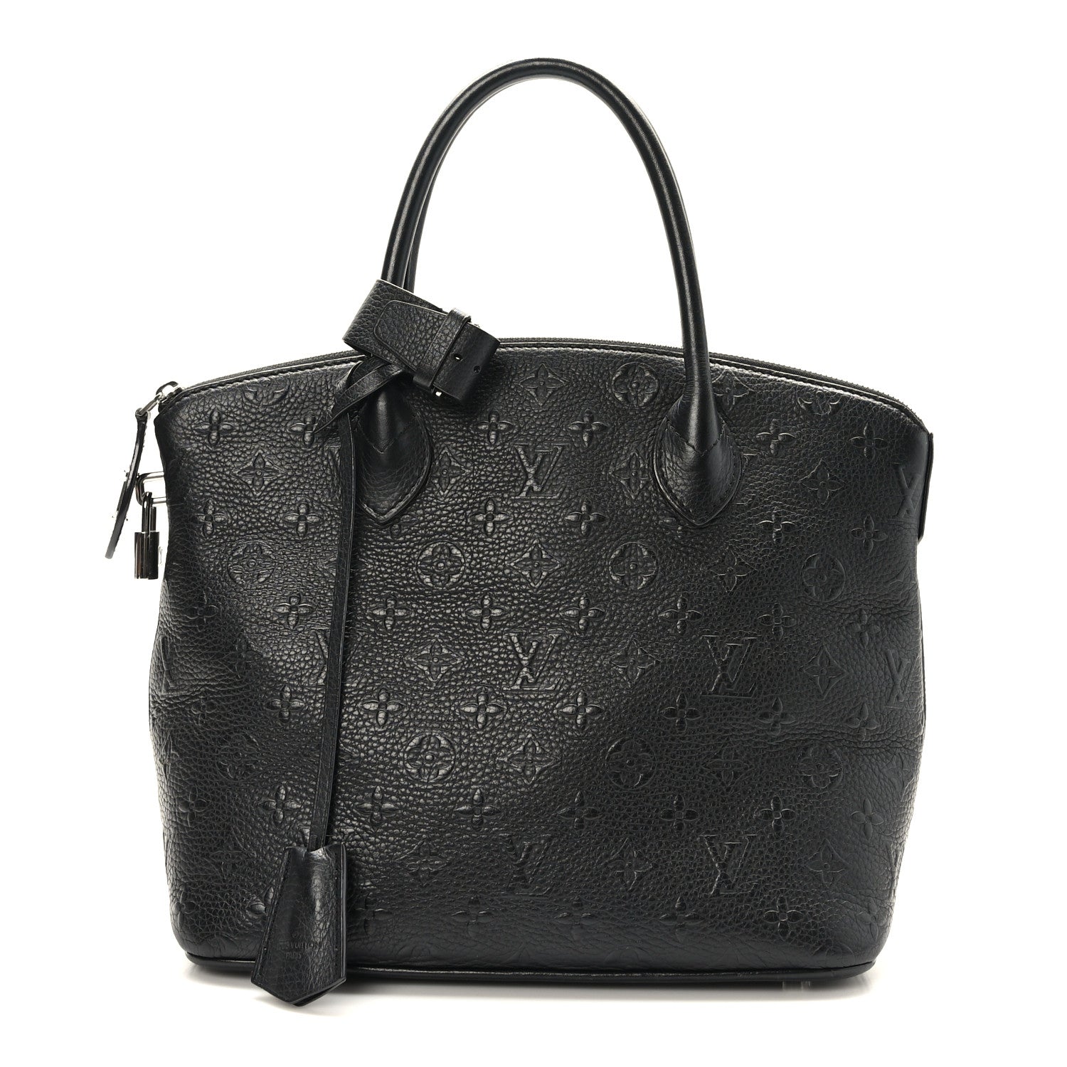 Louis Vuitton Calfskin Monogram Revelation Lockit PM Black 1 of 8