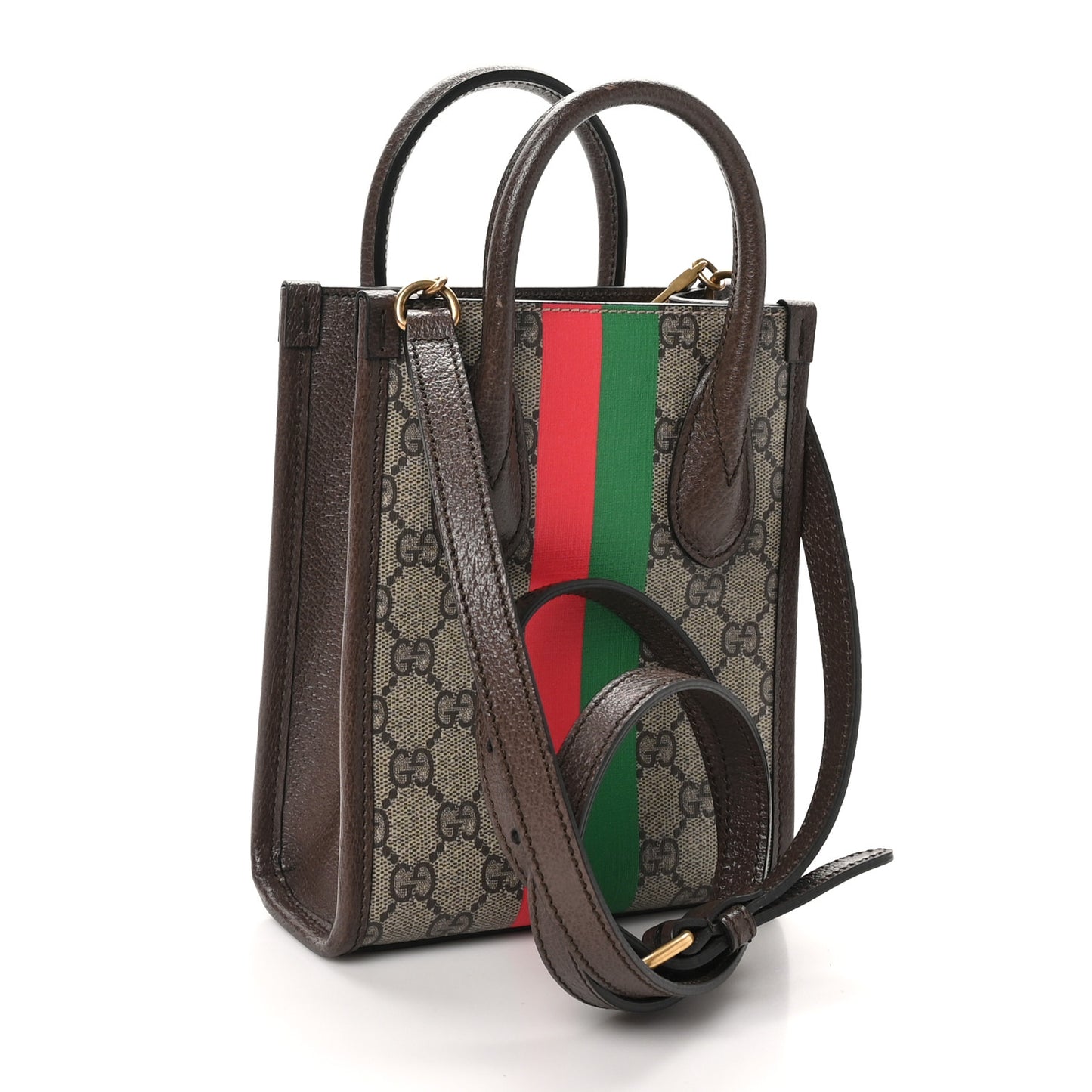 GG Supreme Monogram Textured Dollar Calfskin Web Gucci Tiger Mini Retro Interlocking G Tote Bag Beige Ebony Live Red New Shamarock New Acero