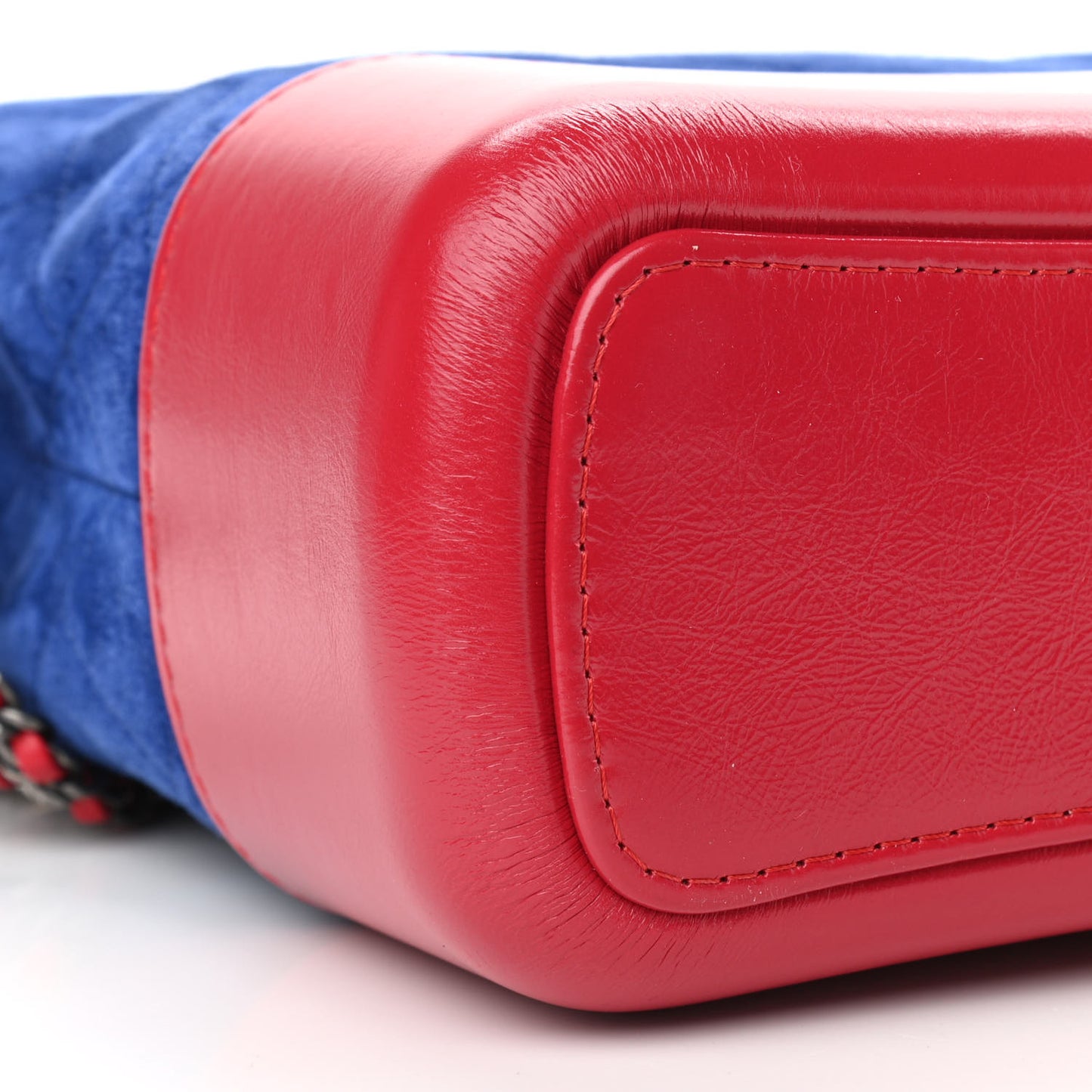 Suede Calfskin Quilted Medium Gabrielle Hobo Red Blue Yellow