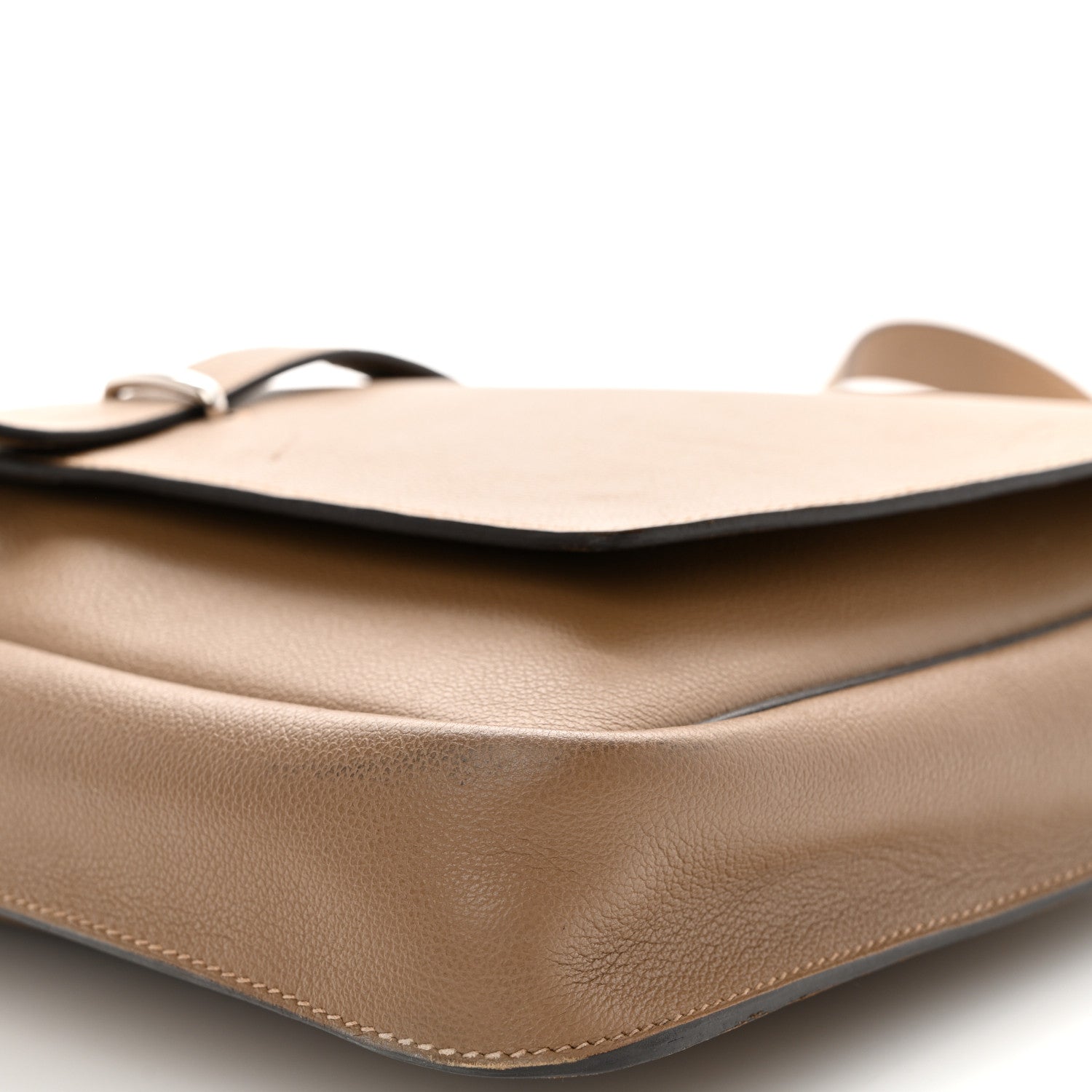 Hermes Togo Steve Light Messenger Beige De Weimar 9 of 12