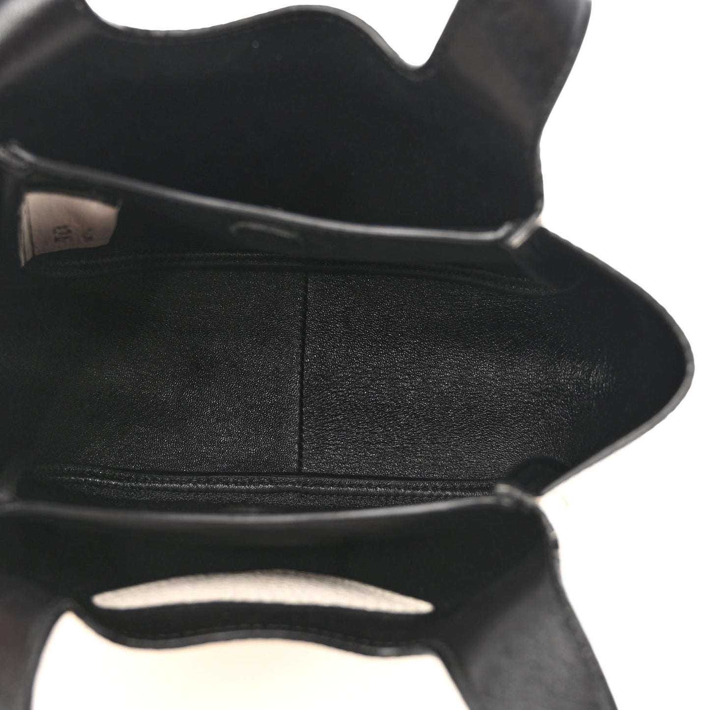 Vitello Daino Soft Mini Dynamique Tote Talco Black