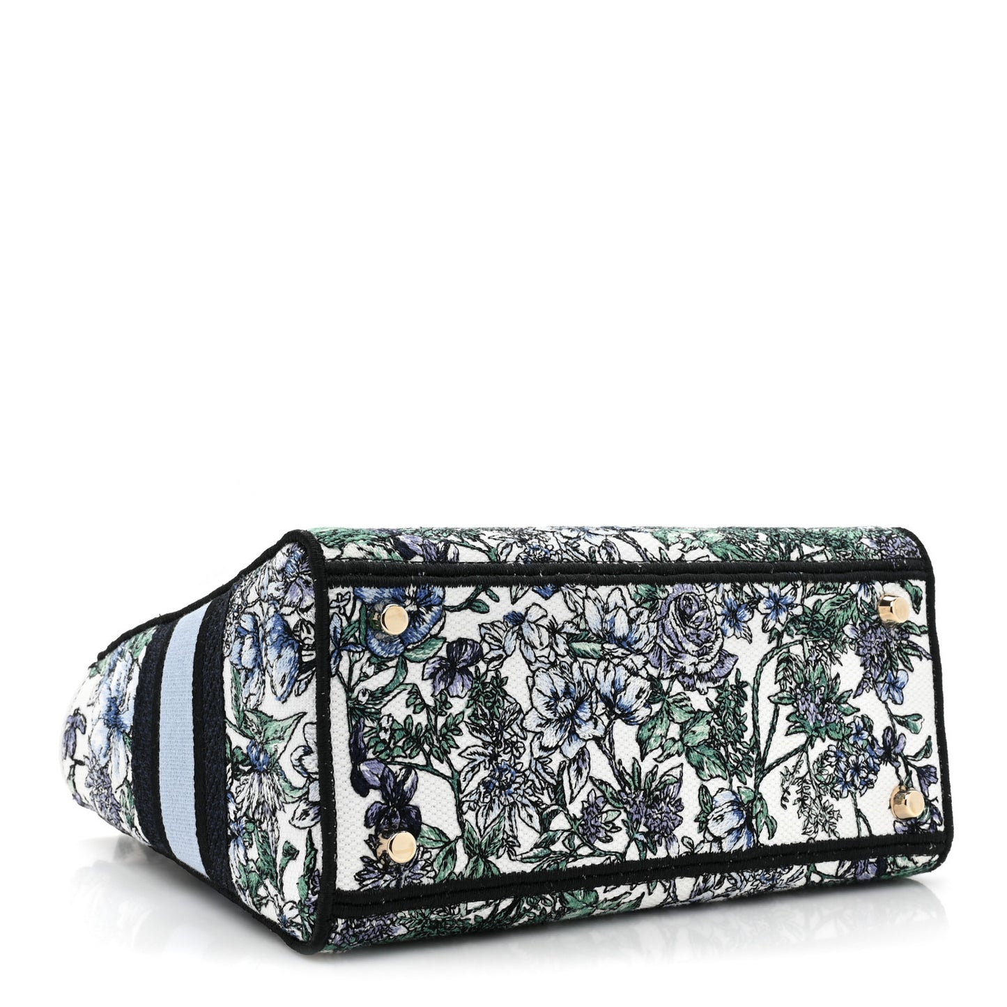Canvas Embroidered Print Medium Lady D-Lite Blue Multicolor