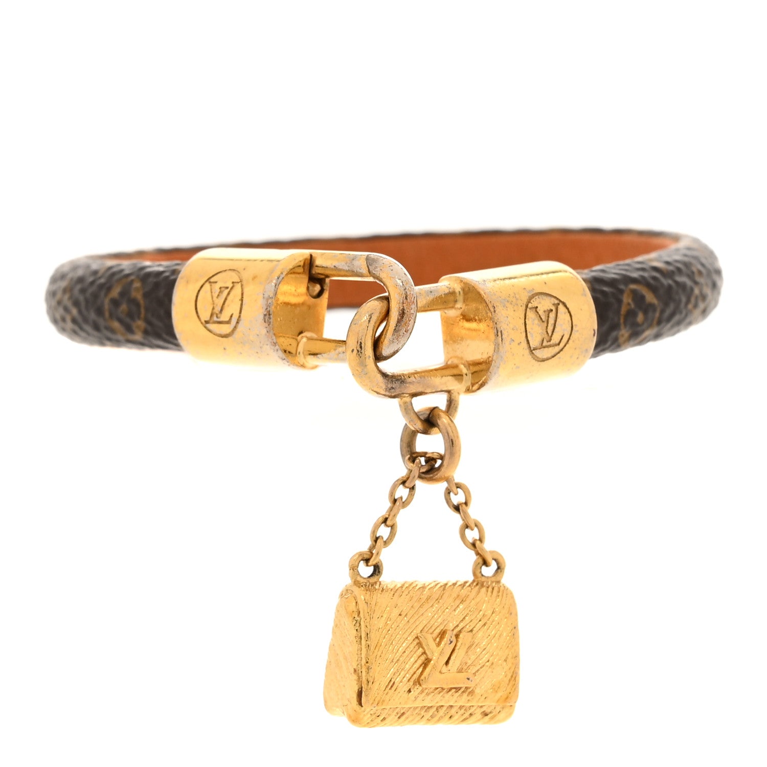 Louis Vuitton Monogram Twist Lock Bracelet 17 1739539 – FASHIONPHILE