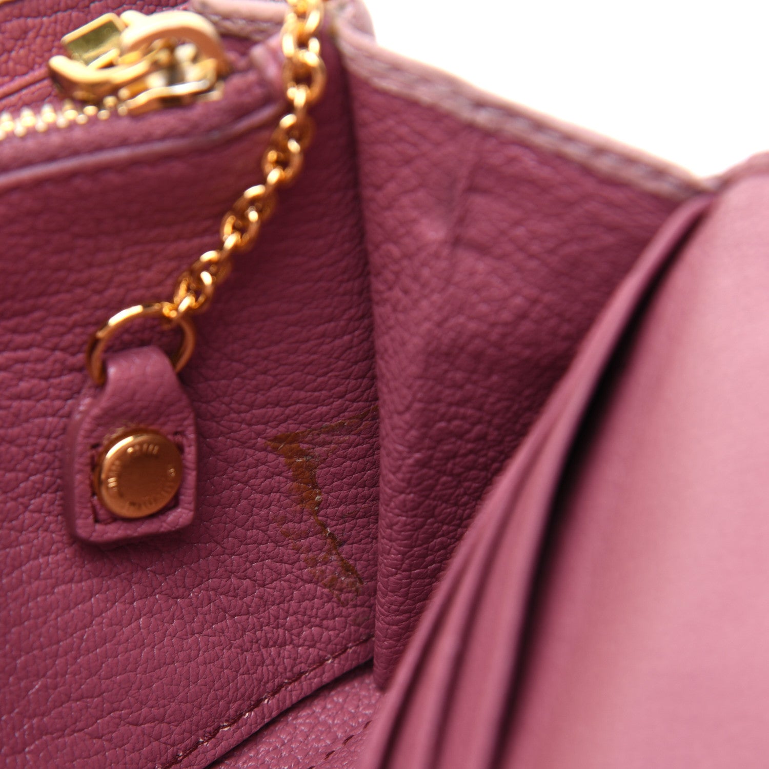 Miu Miu Goatskin Madras Bi-Color Continental Wallet Anticho Orchidea 11 of 26