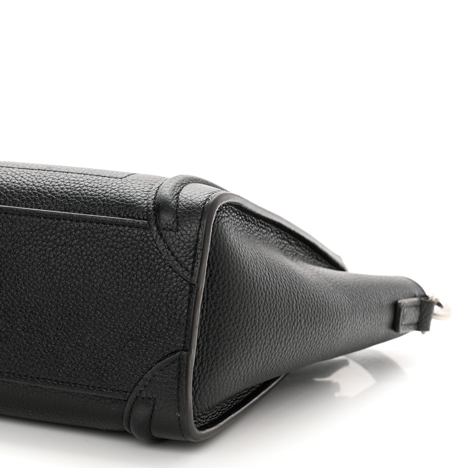 Celine Drummed Calfskin Nano Luggage Black 10 of 15