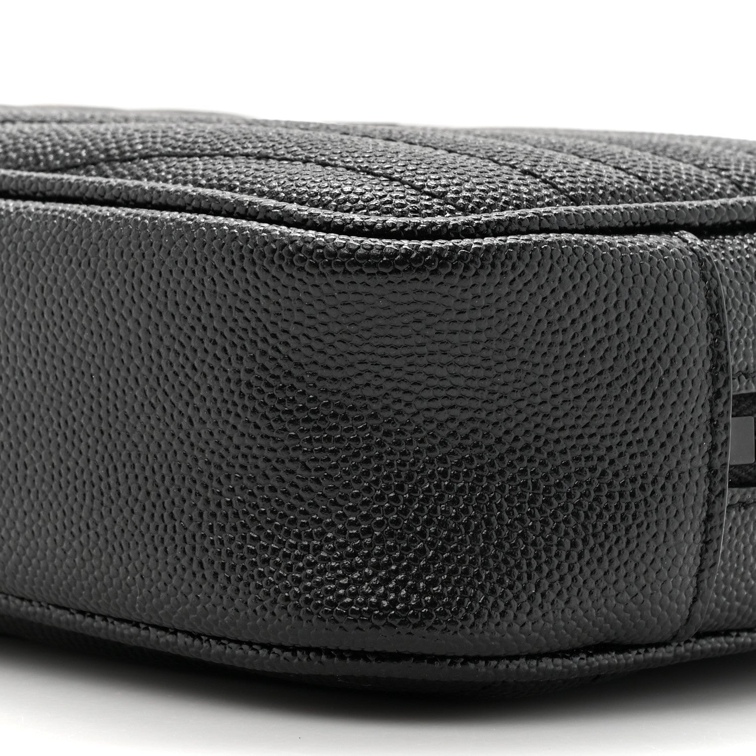 Saint Laurent Grain De Poudre Matelasse Monochrome Monogram Mini Lou Camera Bag Black 9 of 11