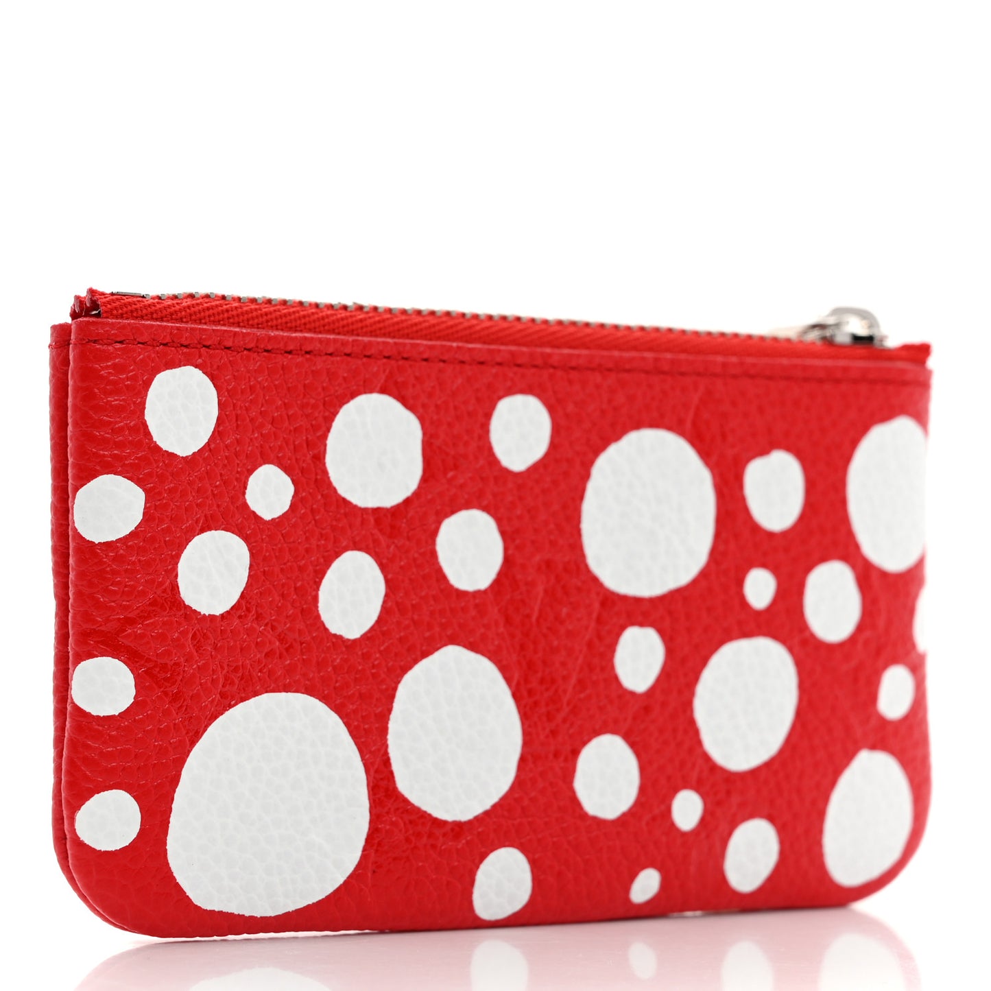 LV X YK Empreinte Infinity Dots Key Pouch Red White