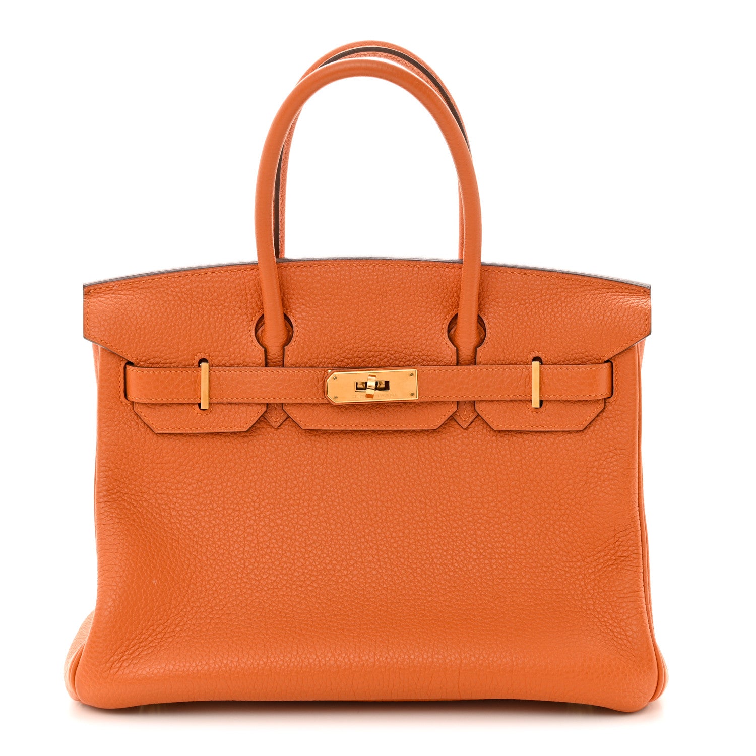 Hermes Togo Birkin 30 Orange 1 of 13