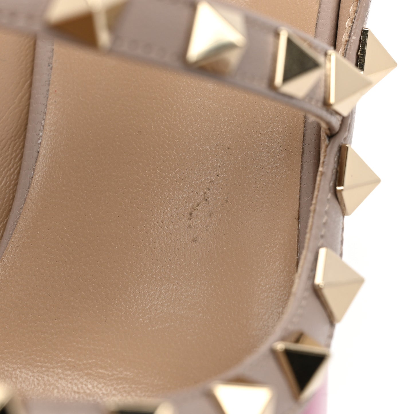 Patent Nappa Rockstud Ankle Strap 100mm Pumps 40 Rose Violet Poudre
