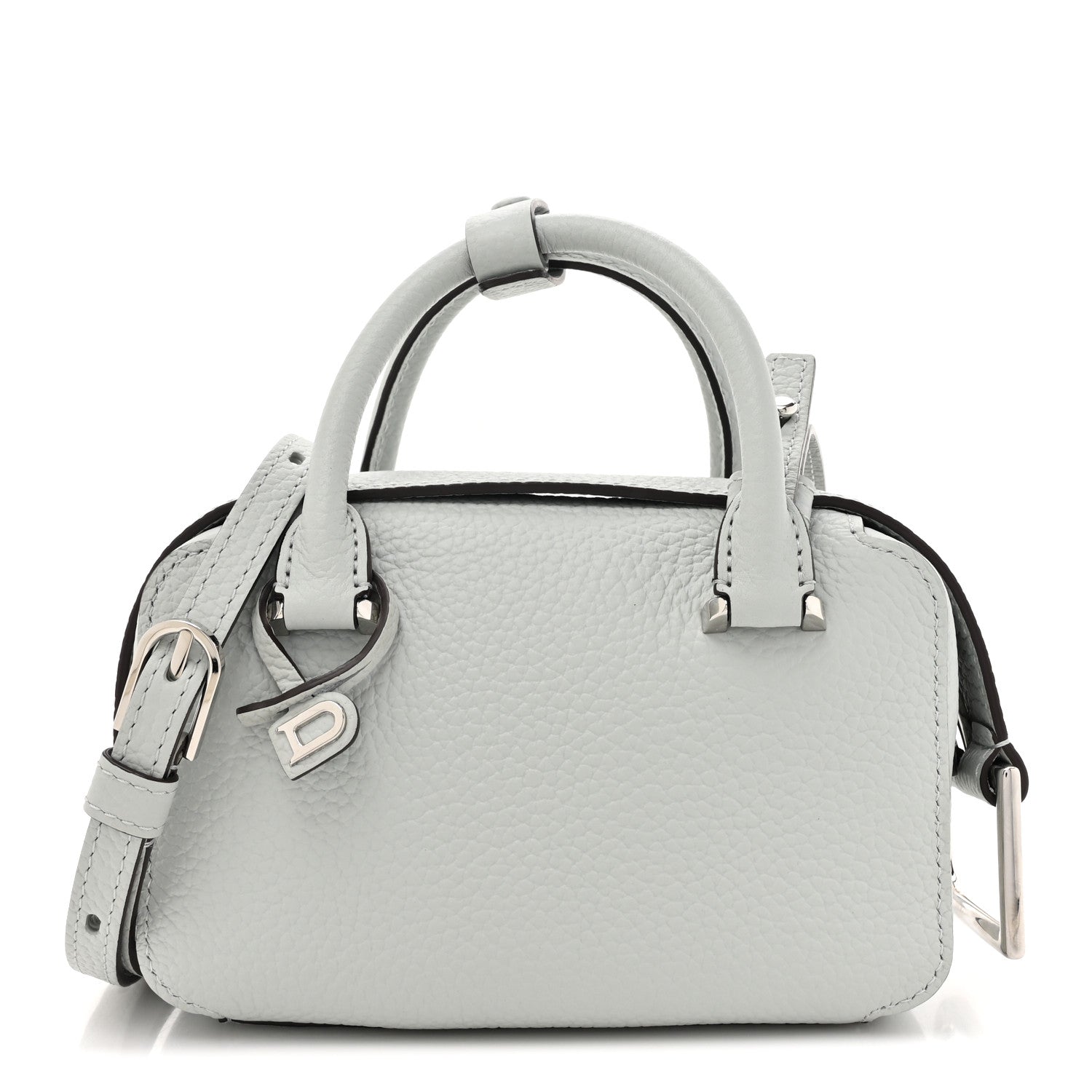 Delvaux Taurillon Soft Nano Cool Box Satchel Cloud 1 of 10