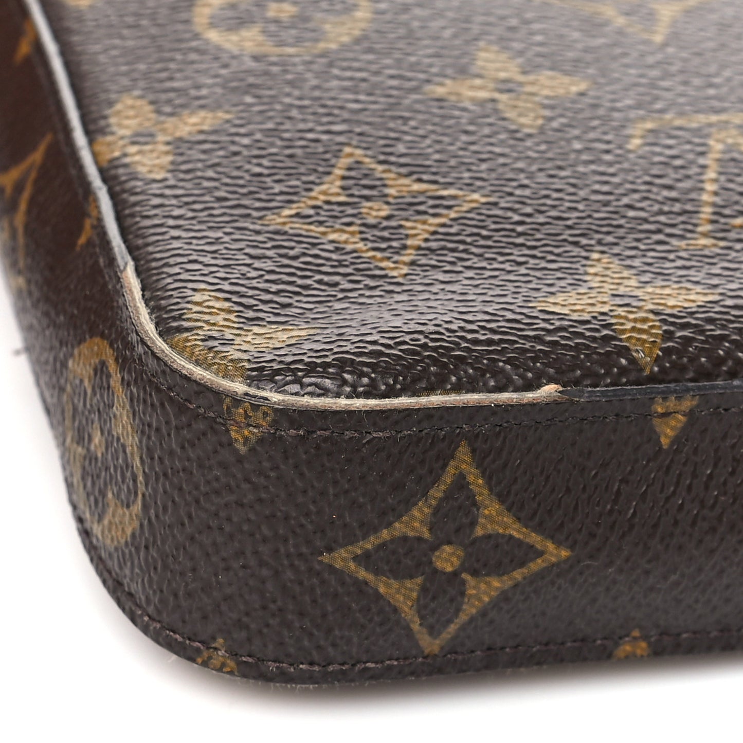 Monogram Pochette Felicie Chain Wallet Fuchsia