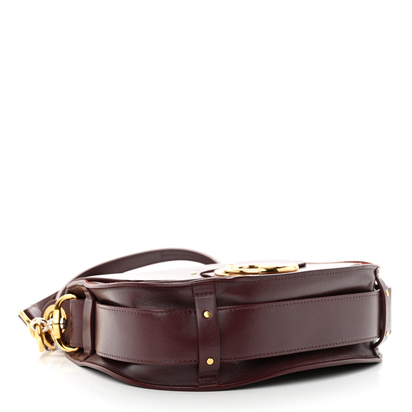 Calfskin Small Tess Bag Burnt Brown