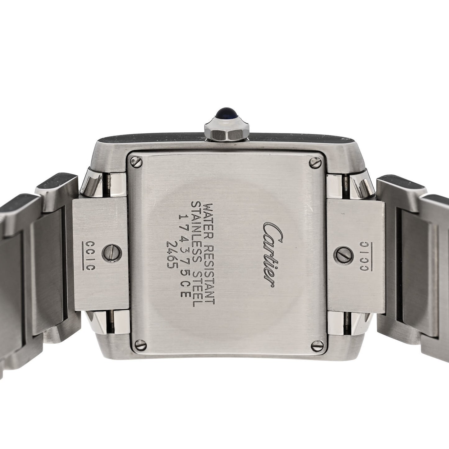 Stainless Steel 25mm Tank Francaise Quartz Watch