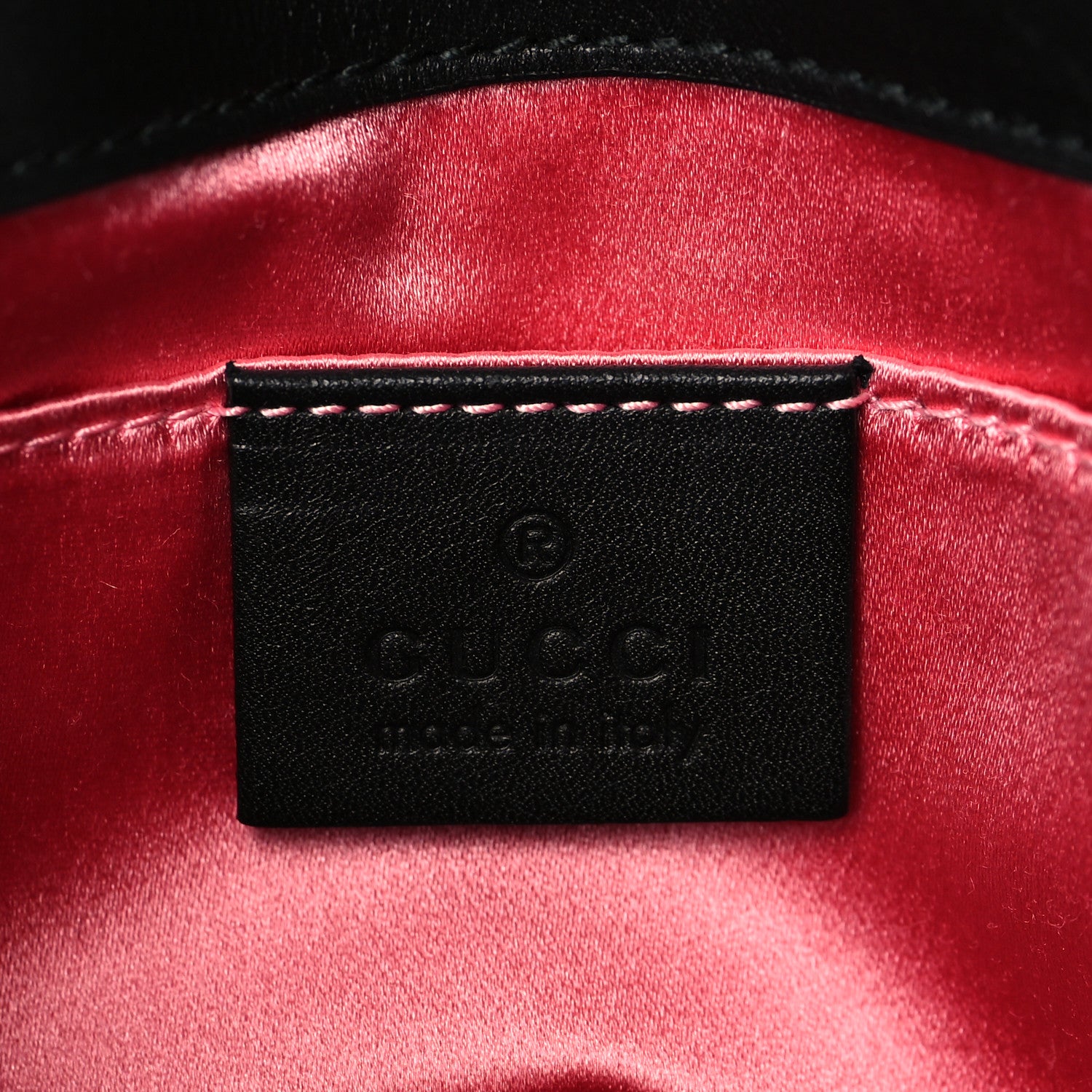 Gucci Velvet Matelasse Mini GG Marmont Shoulder Bag Black 6 of 11