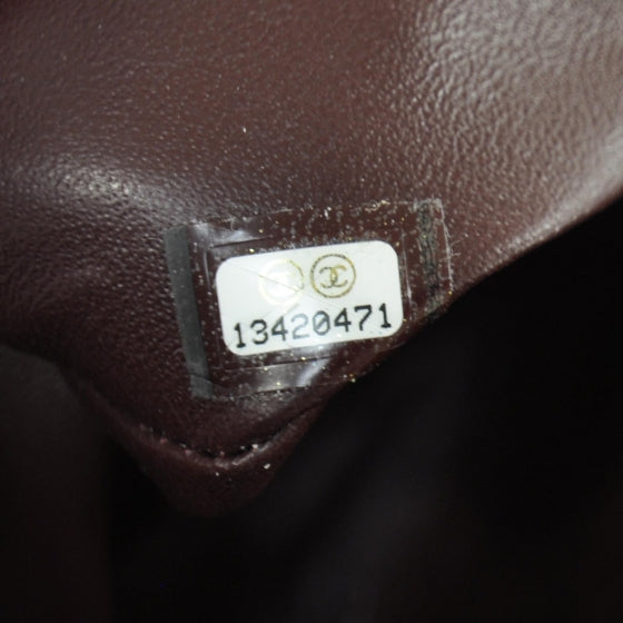 Lambskin Maxi Single Flap Black SHW