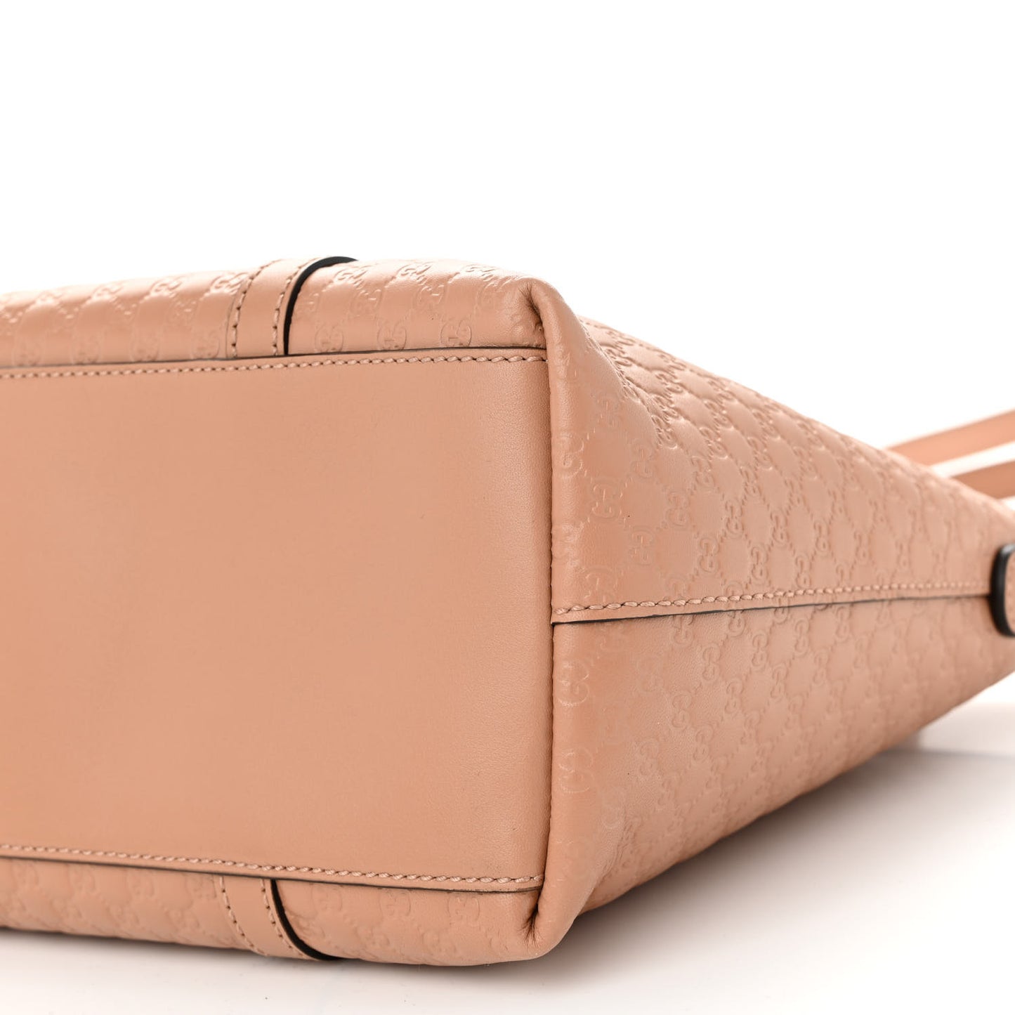 Soft Microguccissima Small Zippered Satchel Camelia