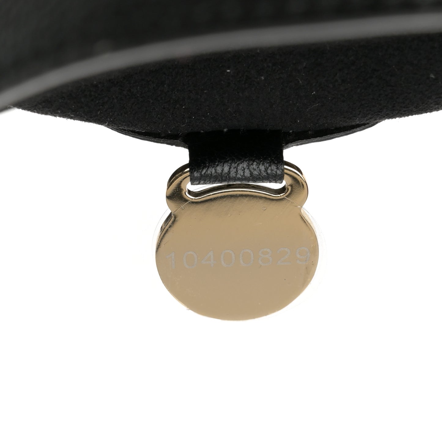 Glossy Goatskin Medium Lily Black