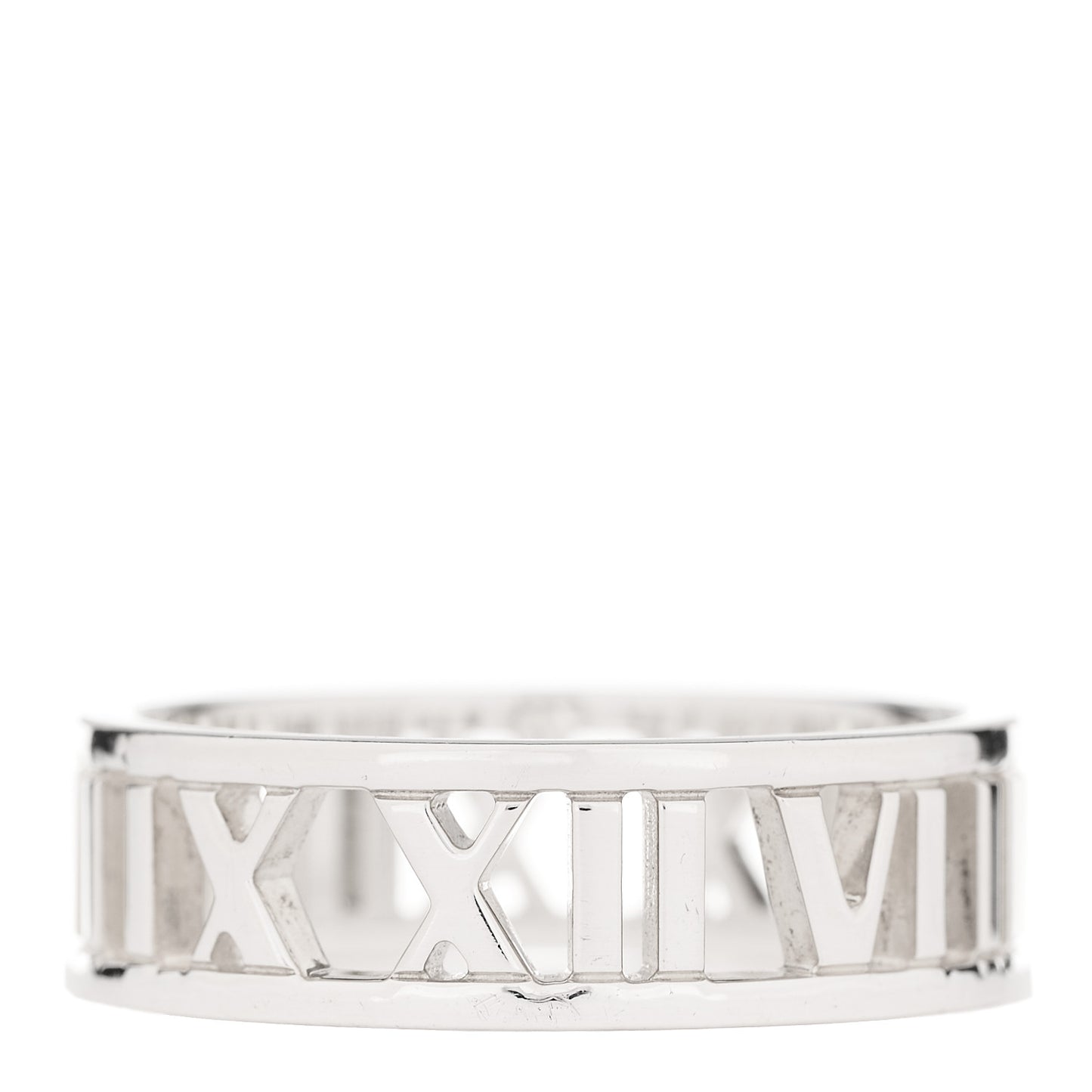 Sterling Silver Wide Atlas Open Ring 61 9.75