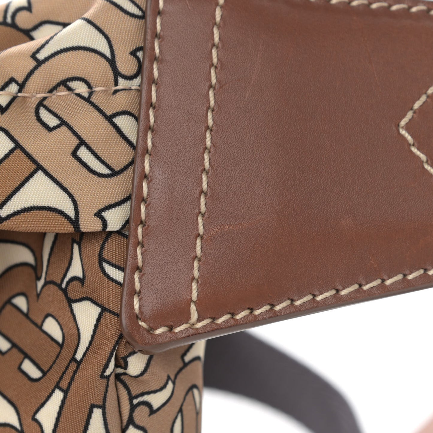 Nylon Monogram Bum Bag Beige