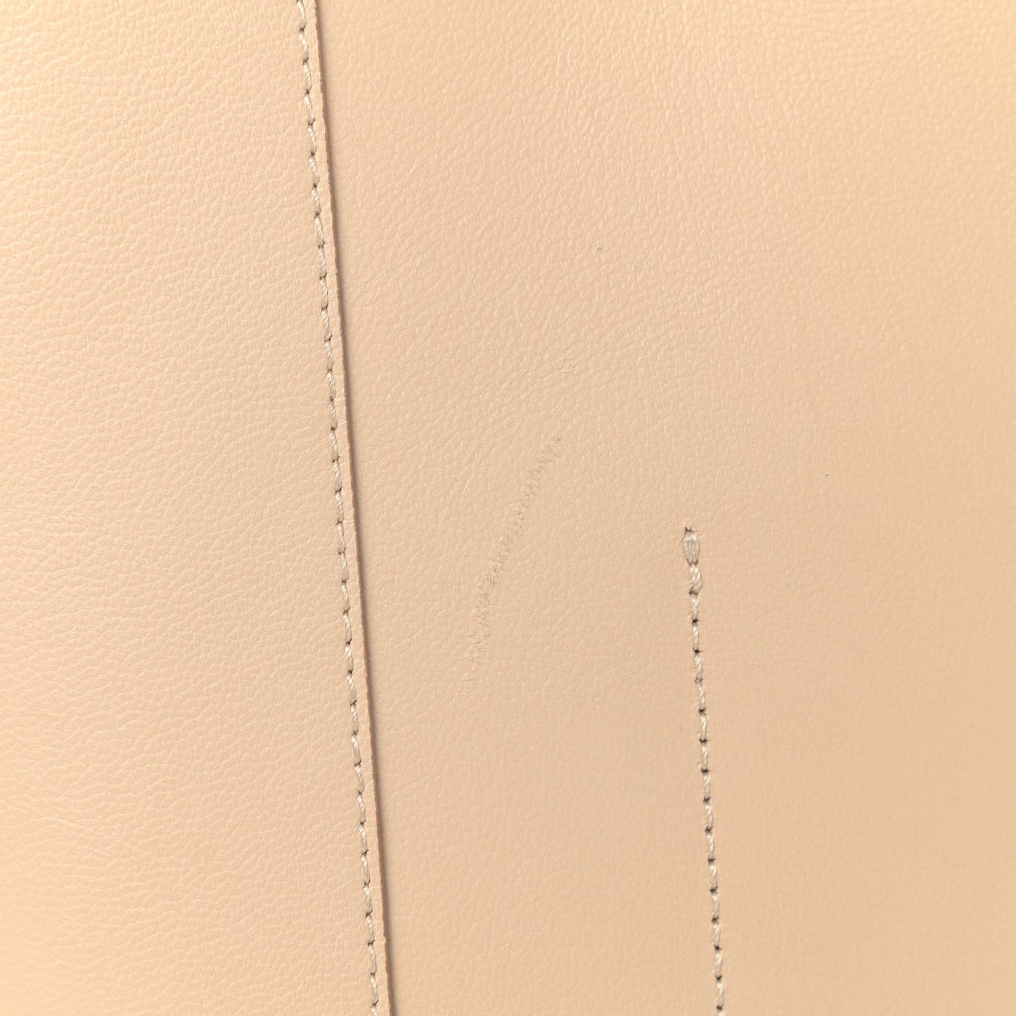 Calfskin Medium Shopper Tote Latte Beige