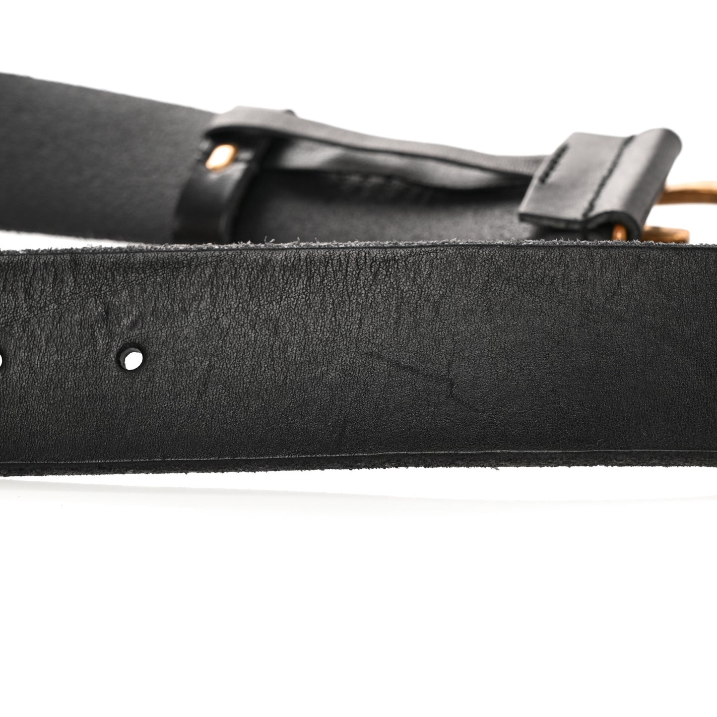 Faded Calfskin Snake Double G 40mm Belt 100/40 Black