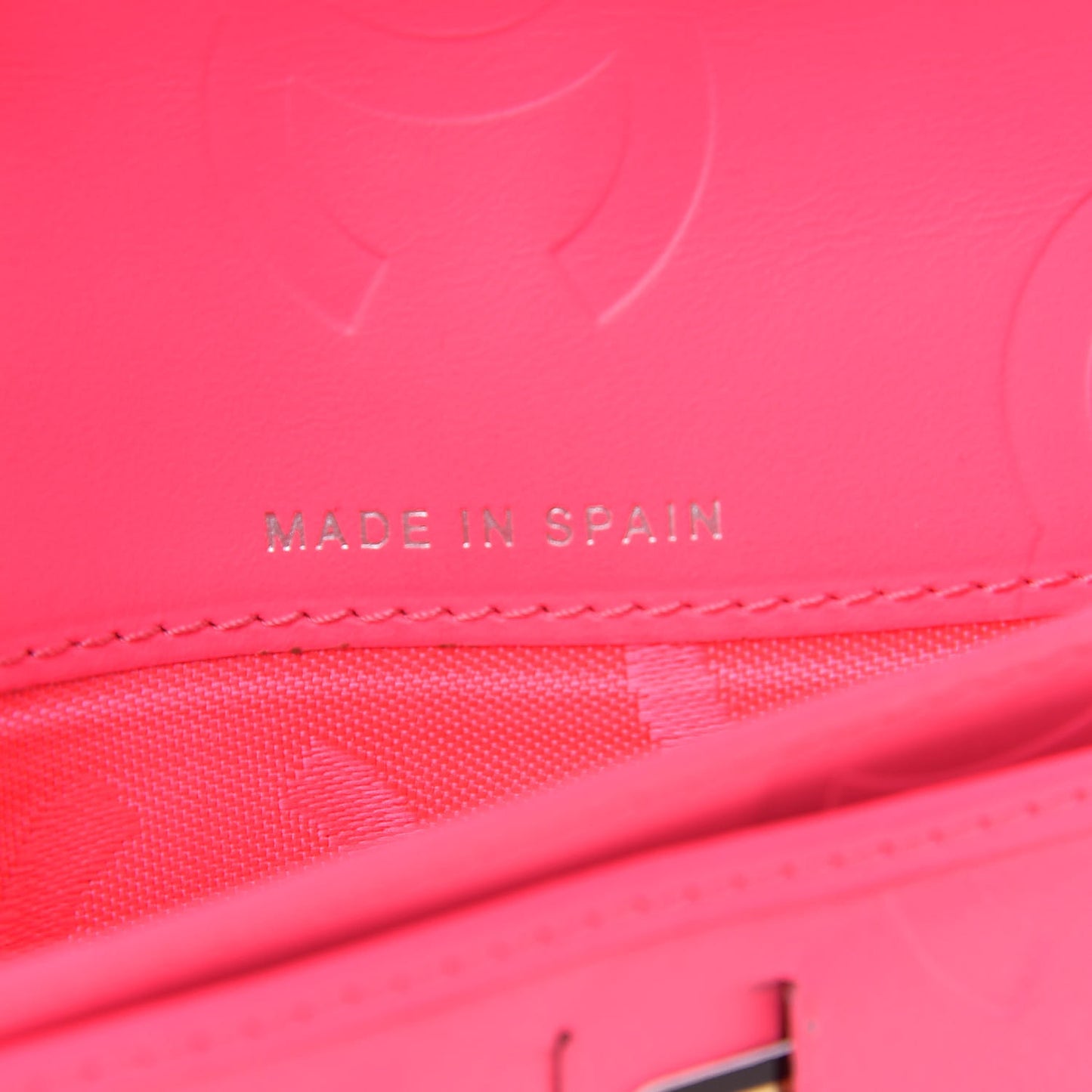 Calfskin Quilted Cambon Yen Wallet Black