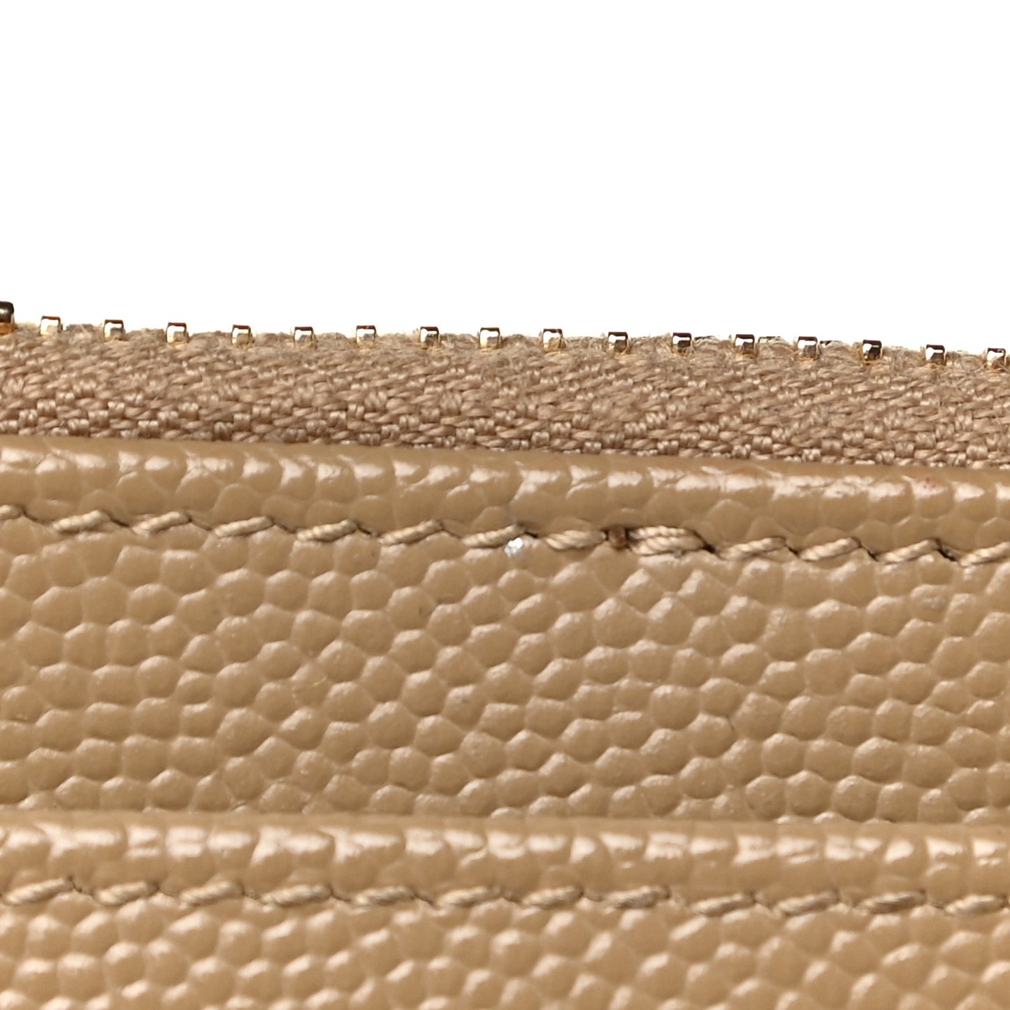 Grain De Poudre Chevron Monogram Large Bill Pouch Cork