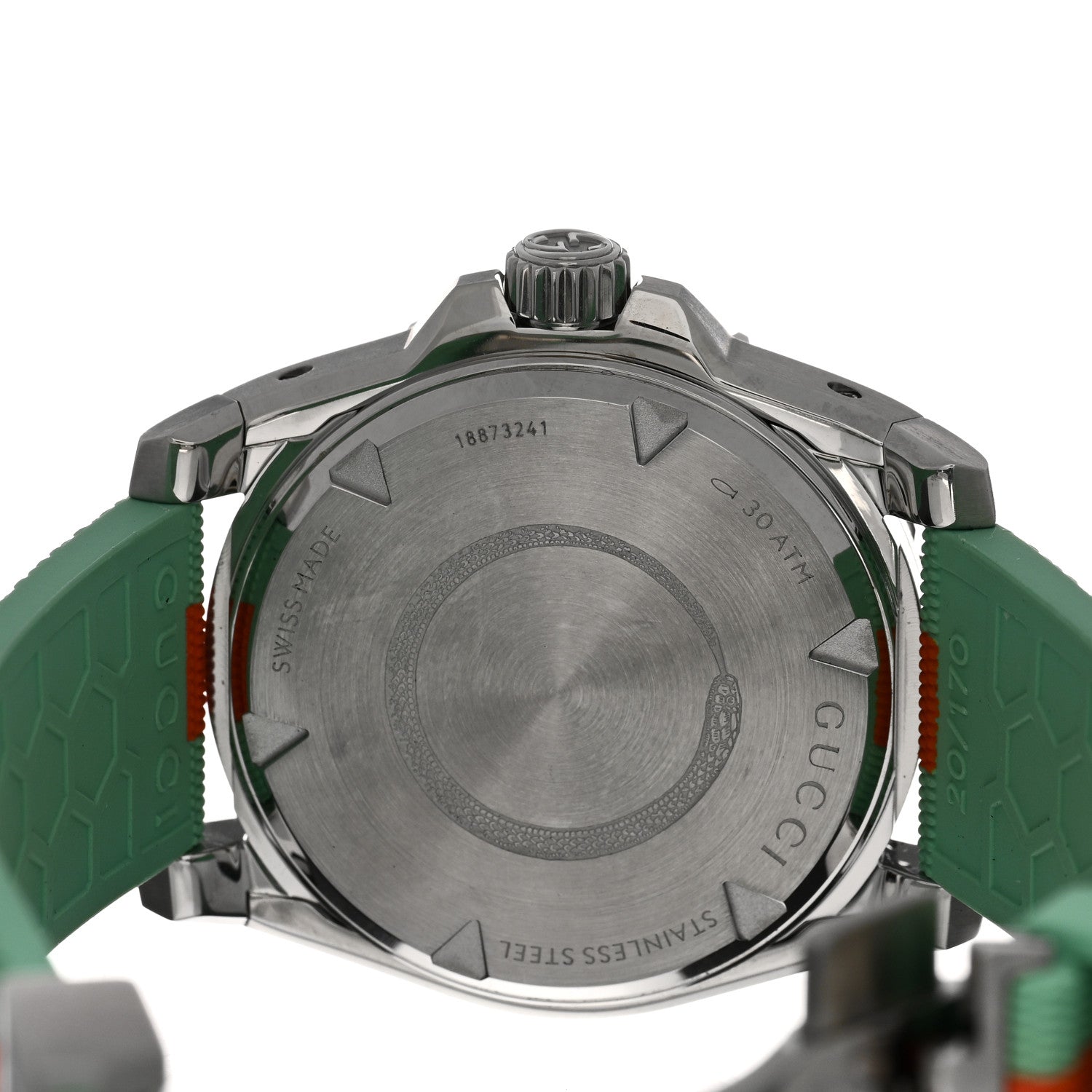 Gucci Stainless Steel Fabric 40mm Dive Automatic Watch Silver 4 of 4