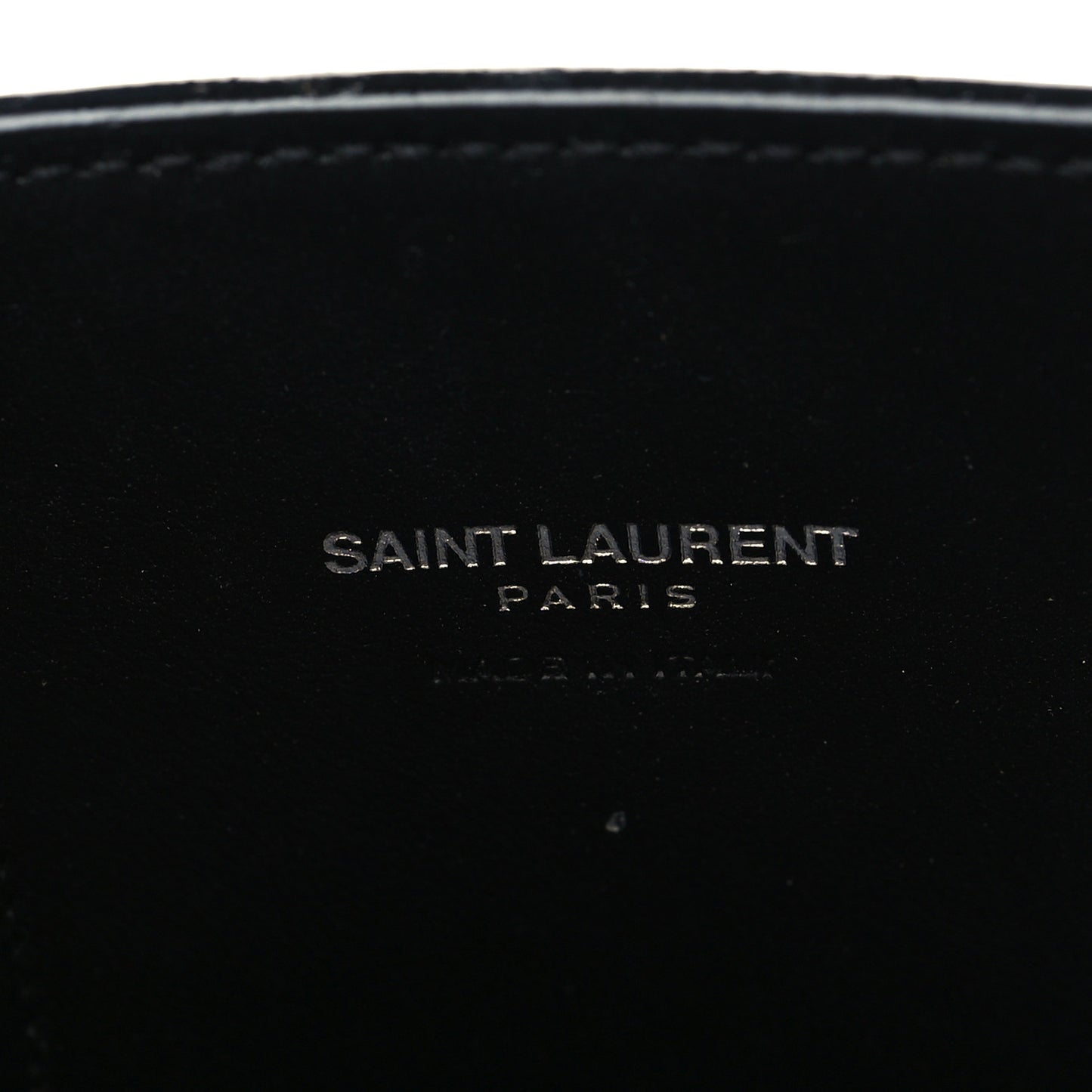 Grained Calfskin Python Embossed Nano Sac De Jour Black
