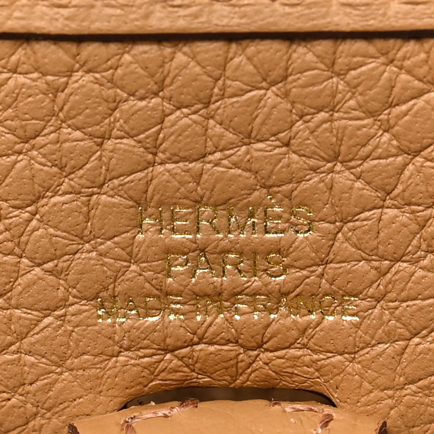 Hermes Taurillon Clemence Evelyne TPM Biscuit 6 of 8