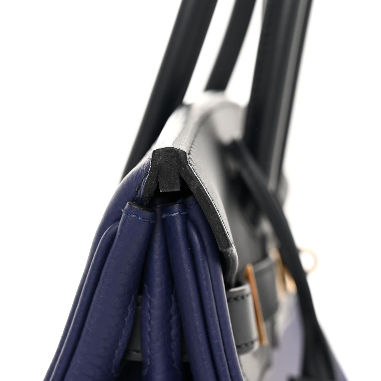 Taurillon Clemence Sombrero Birkin 30 Bleu Encre Bleu Obscur