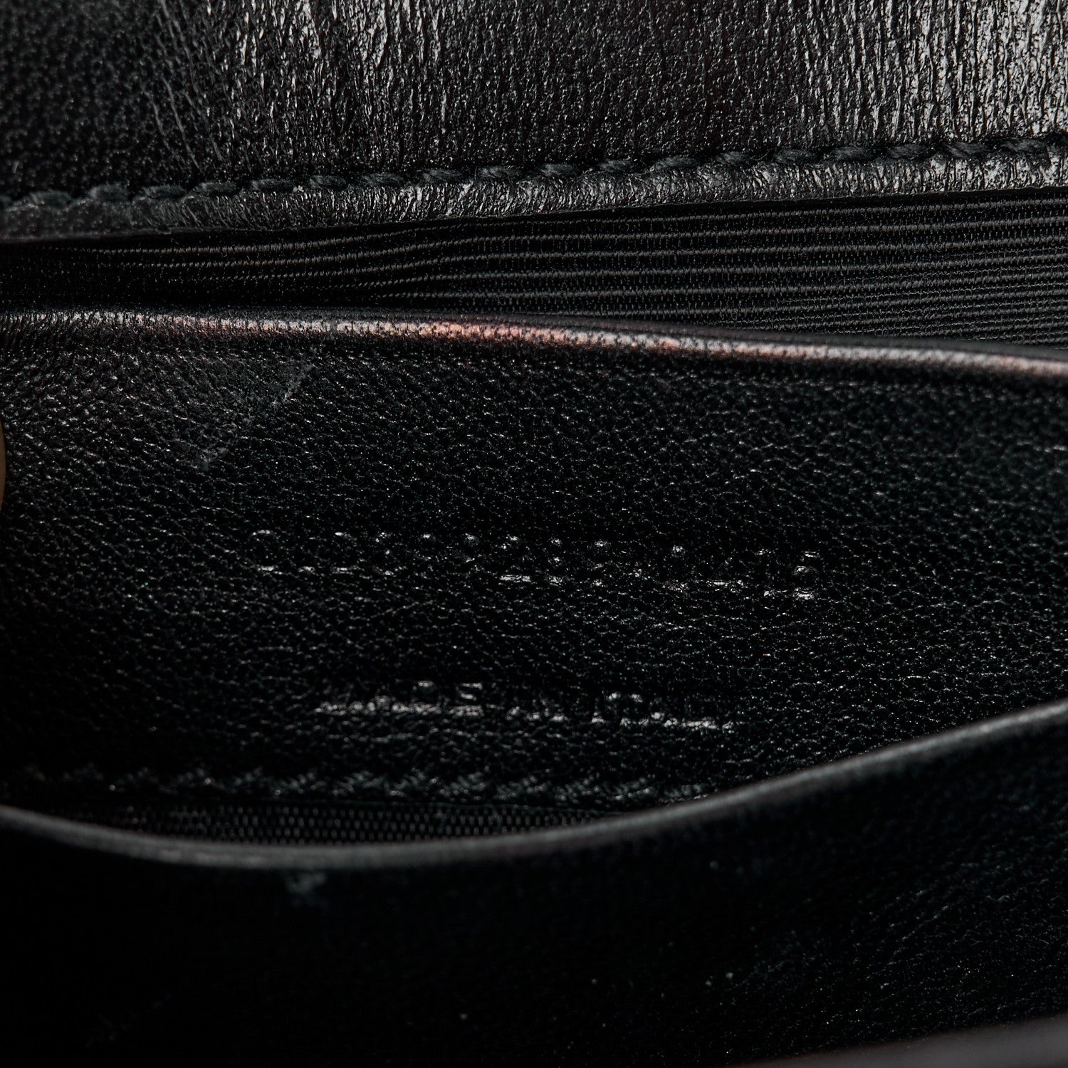 Saint Laurent Sheepskin Matelasse Chevron Monogram Classic Baby Chain Bag Black 7 of 11