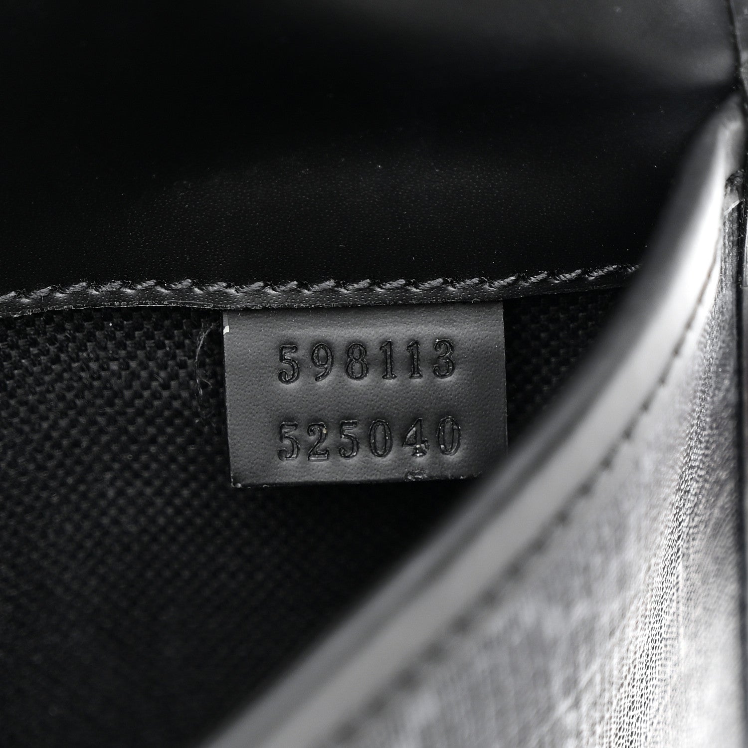 Gucci GG Supreme Monogram Web Slim Belt Bag Black Grey 7 of 10