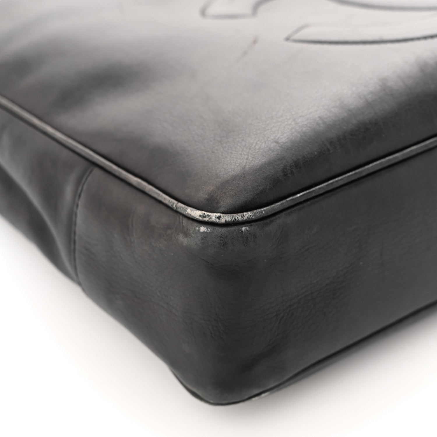 Chanel Lambskin CC Tote Black 15 of 15