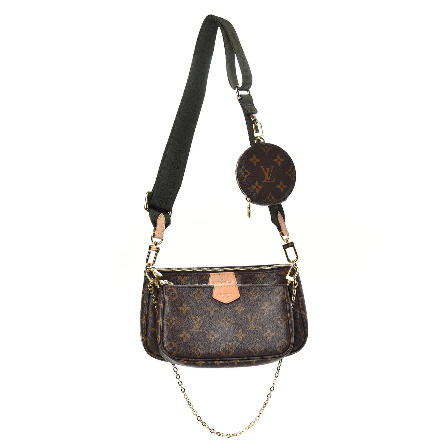 Monogram Multi Pochette Accessories Kaki
